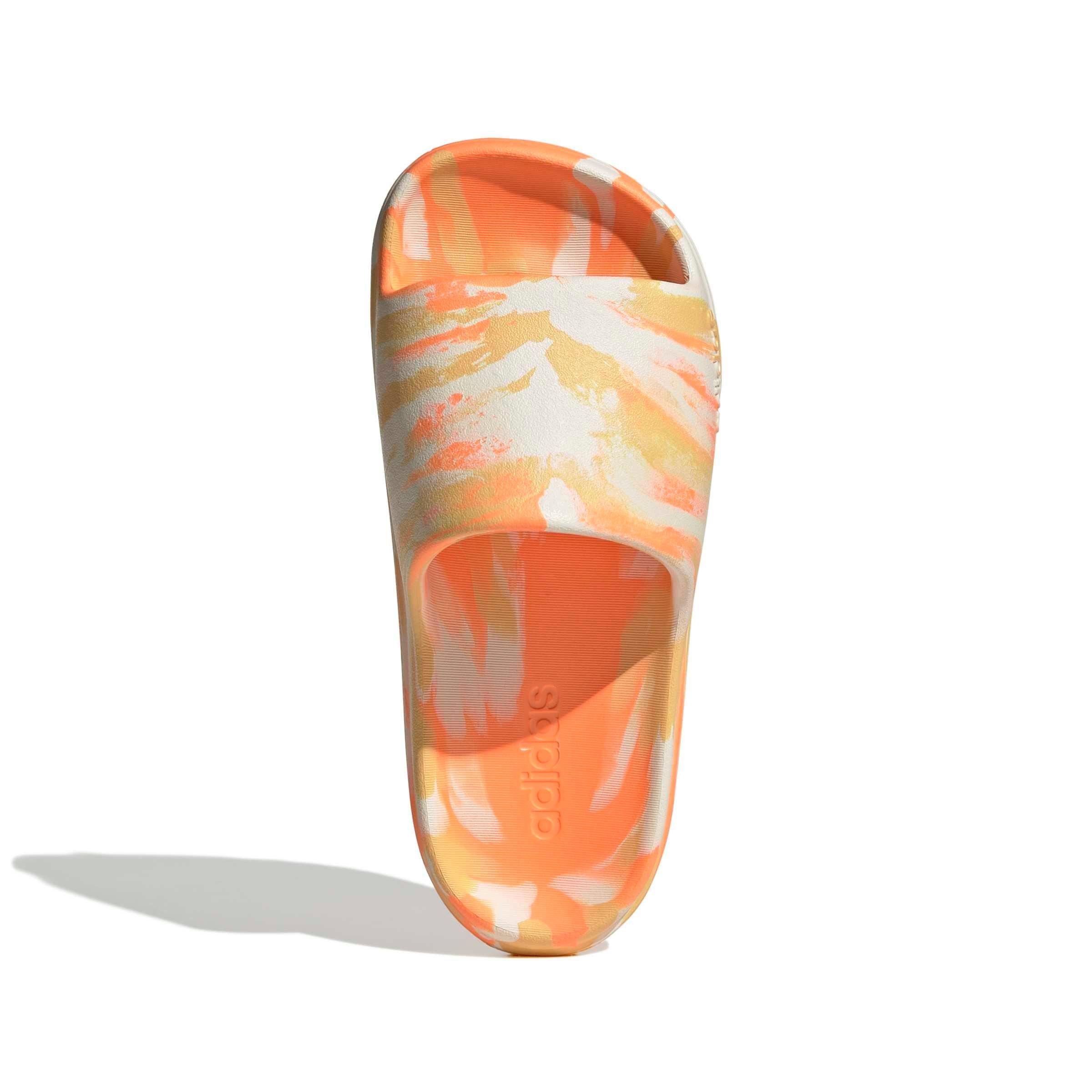 adidas Adilette Lumia "Lucid Orange/Semi Ice Tangerine/Off White" Grade School Boys' Slide - ORANGE/TANGERINE/OFF WHITE Thumbnail View 5