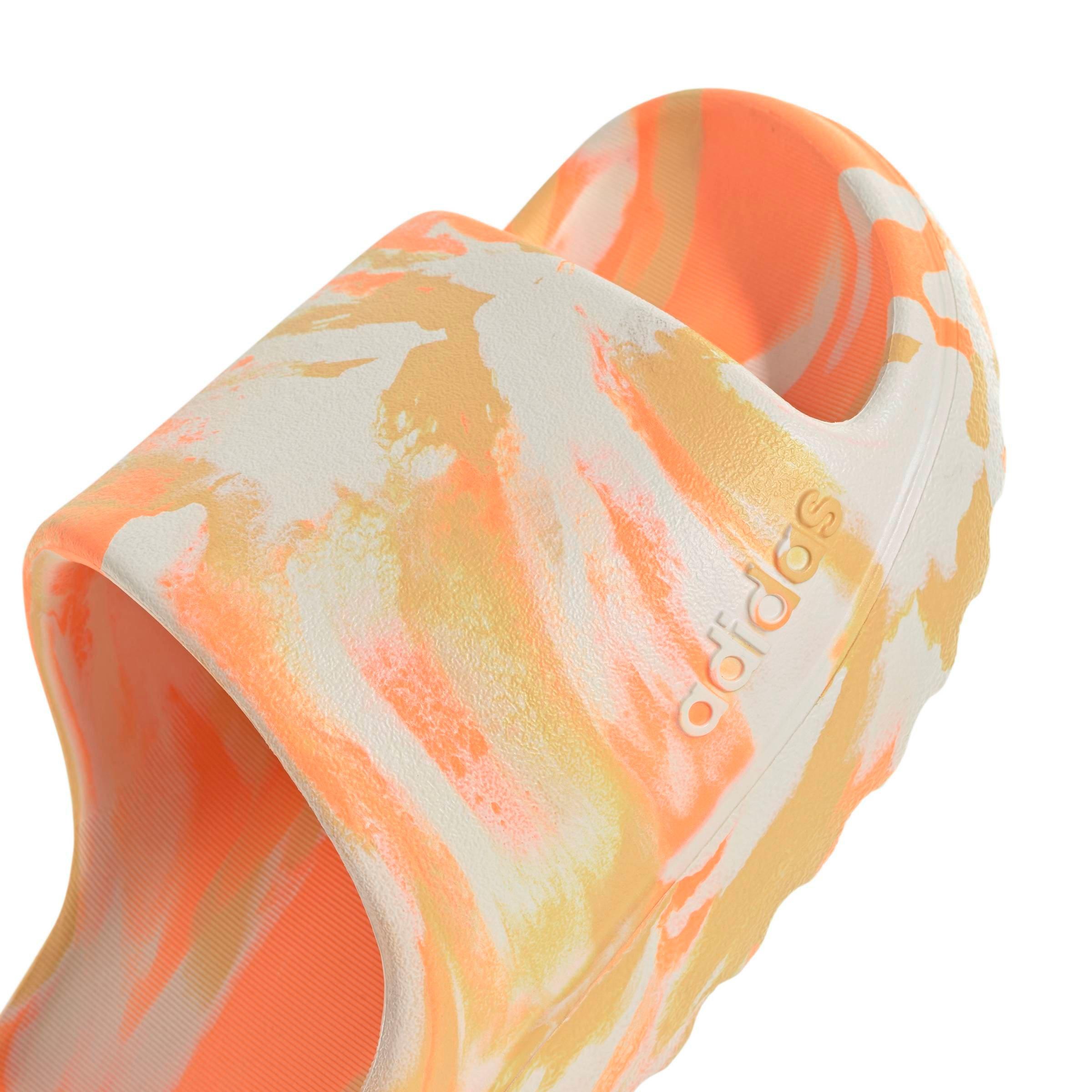 adidas Adilette Lumia "Lucid Orange/Semi Ice Tangerine/Off White" Grade School Boys' Slide - ORANGE/TANGERINE/OFF WHITE Thumbnail View 7