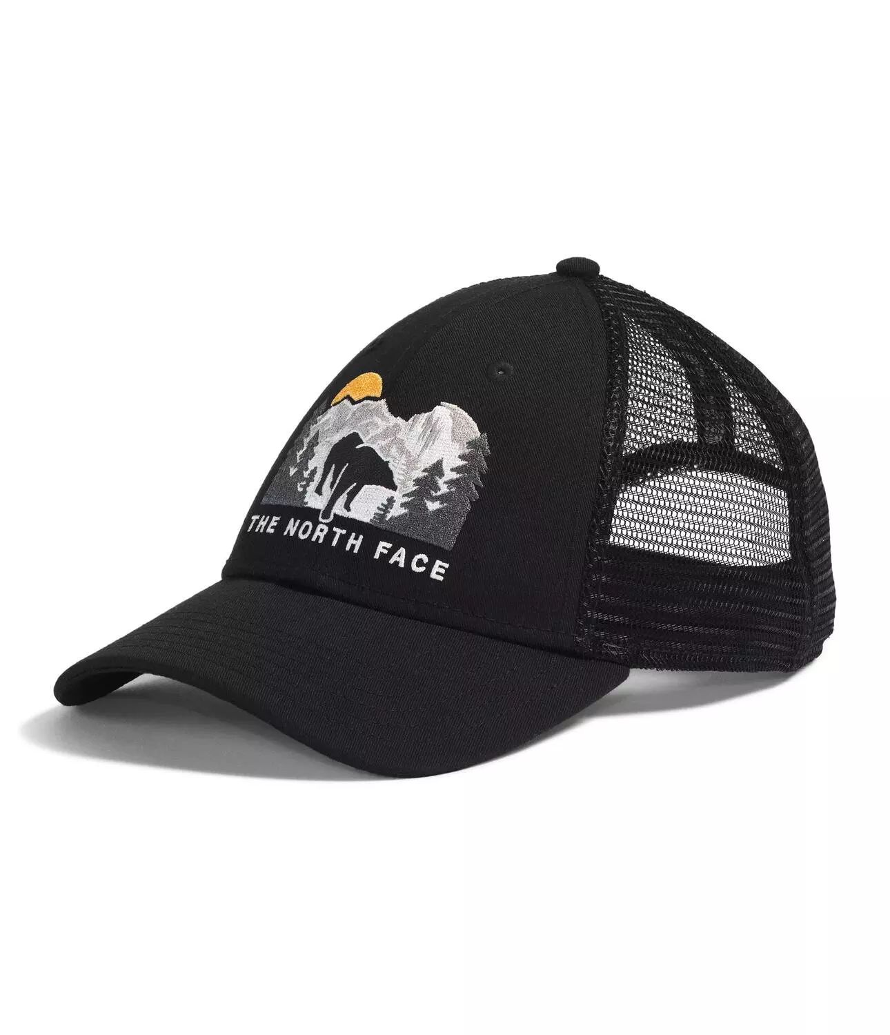 The North Face Embroidered Mudder Trucker Hat-Black - BLACK