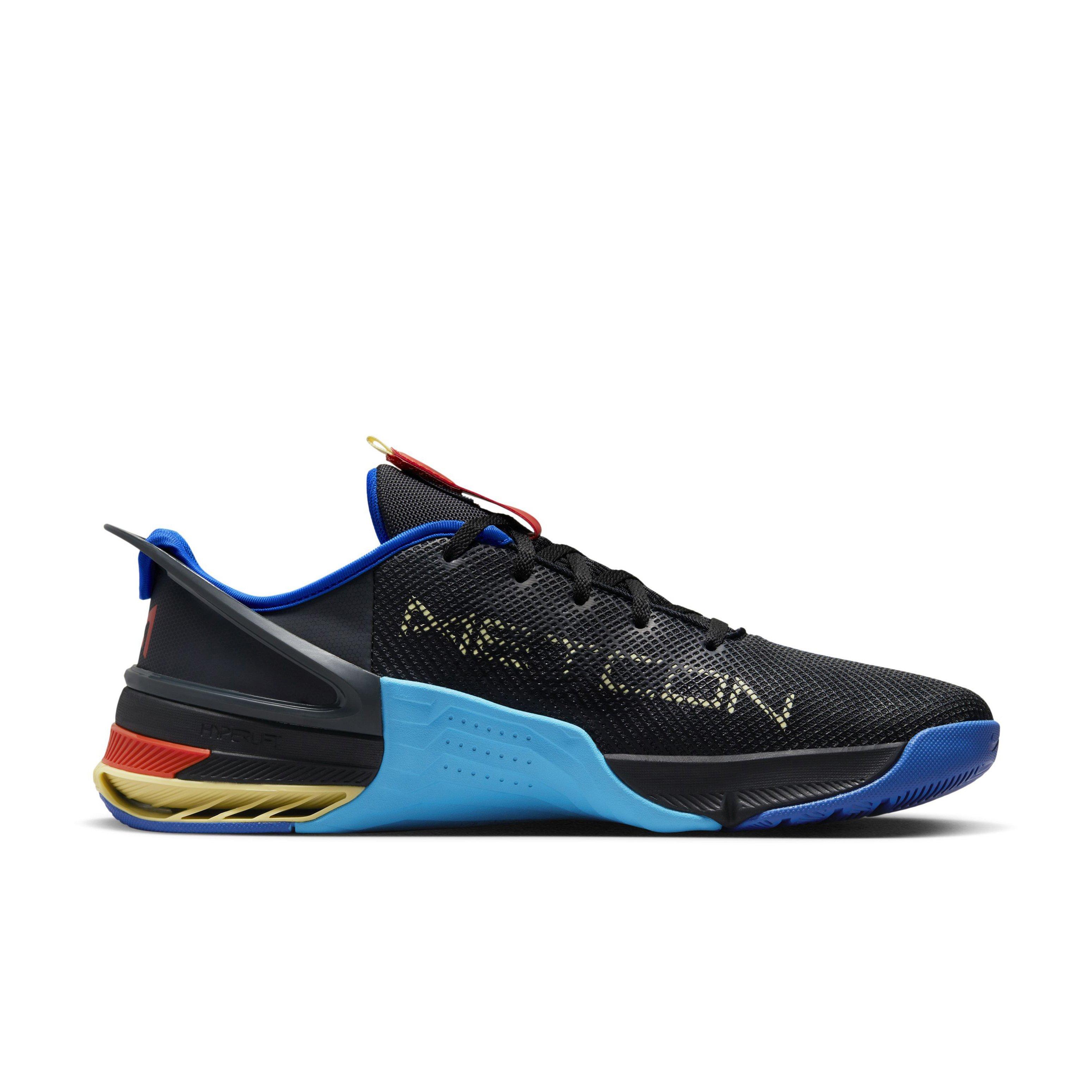 Nike Metcon 8 FlyEase "Anthracite/Citron Tint/Blue Lightning" Men's Training Shoe - ANTHRACITE/CITRON/BLUE Thumbnail View 1