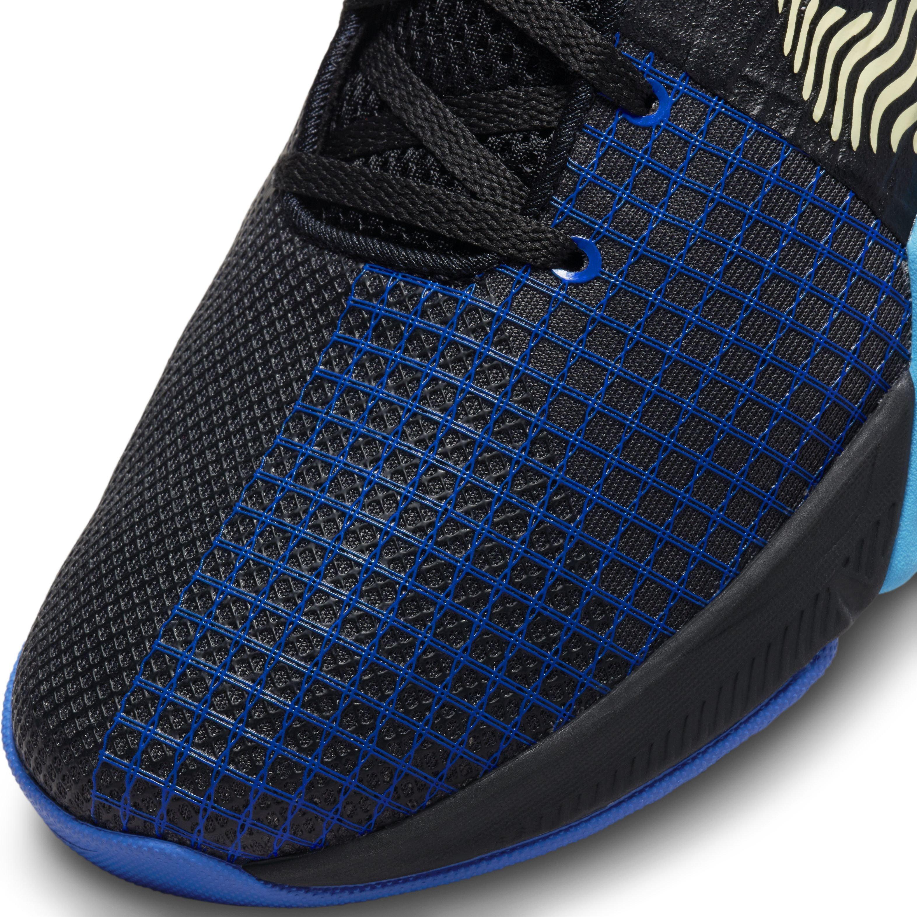 Nike Metcon 8 FlyEase "Anthracite/Citron Tint/Blue Lightning" Men's Training Shoe - ANTHRACITE/CITRON/BLUE Thumbnail View 7