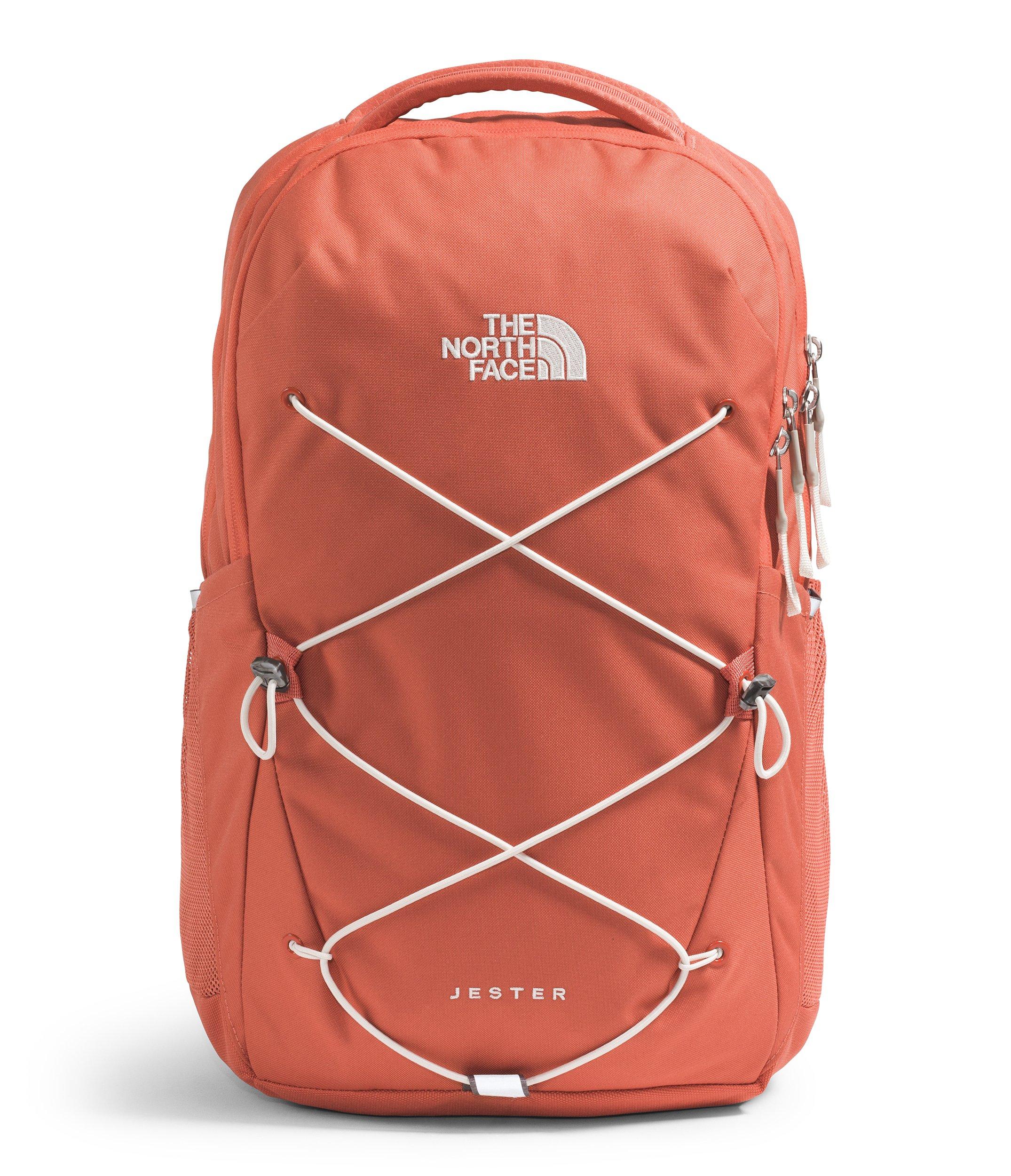 he north face jester backpack burnt olive green red orange Women's The Luxe Deep Nori/Burnt Coral Metallic youll find a tablet sleeve The North Face | Bags
