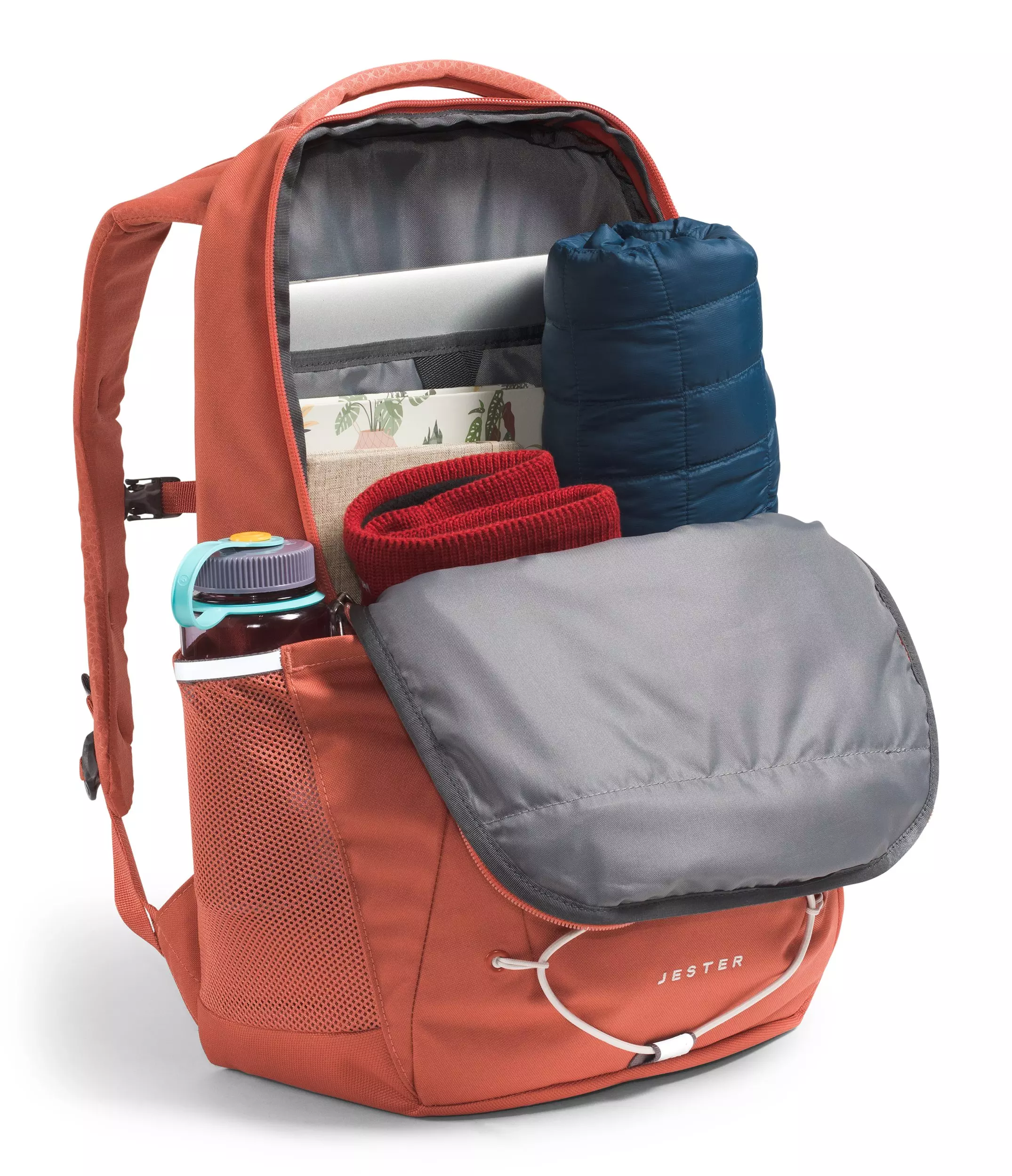 The North Face Women's Jester Backpack-Orange - RED