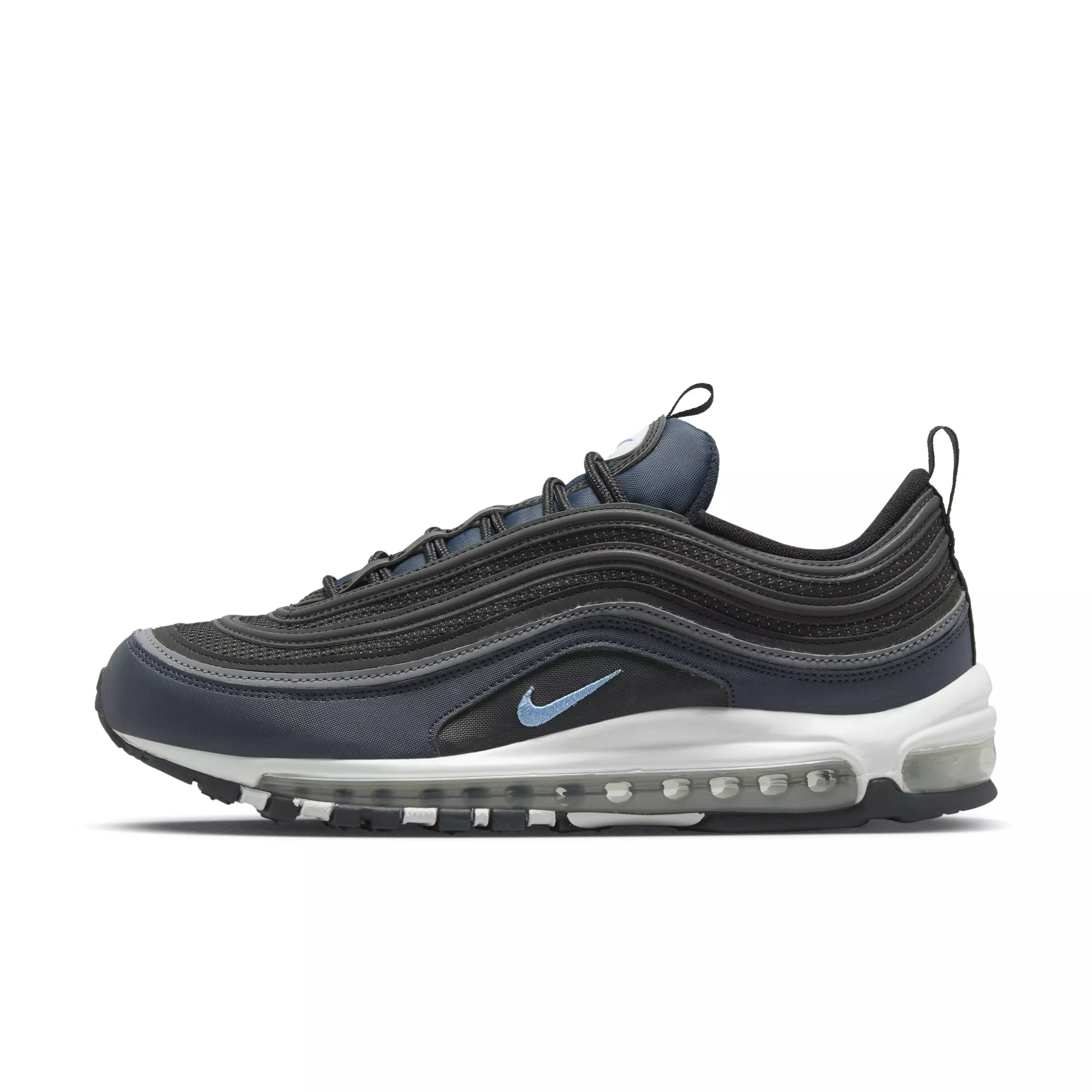 Nike Air Max 97 "Black/University Blue/Dark Obsidian" Men's Shoe - BLACK/BLUE/DK OBSIDIAN