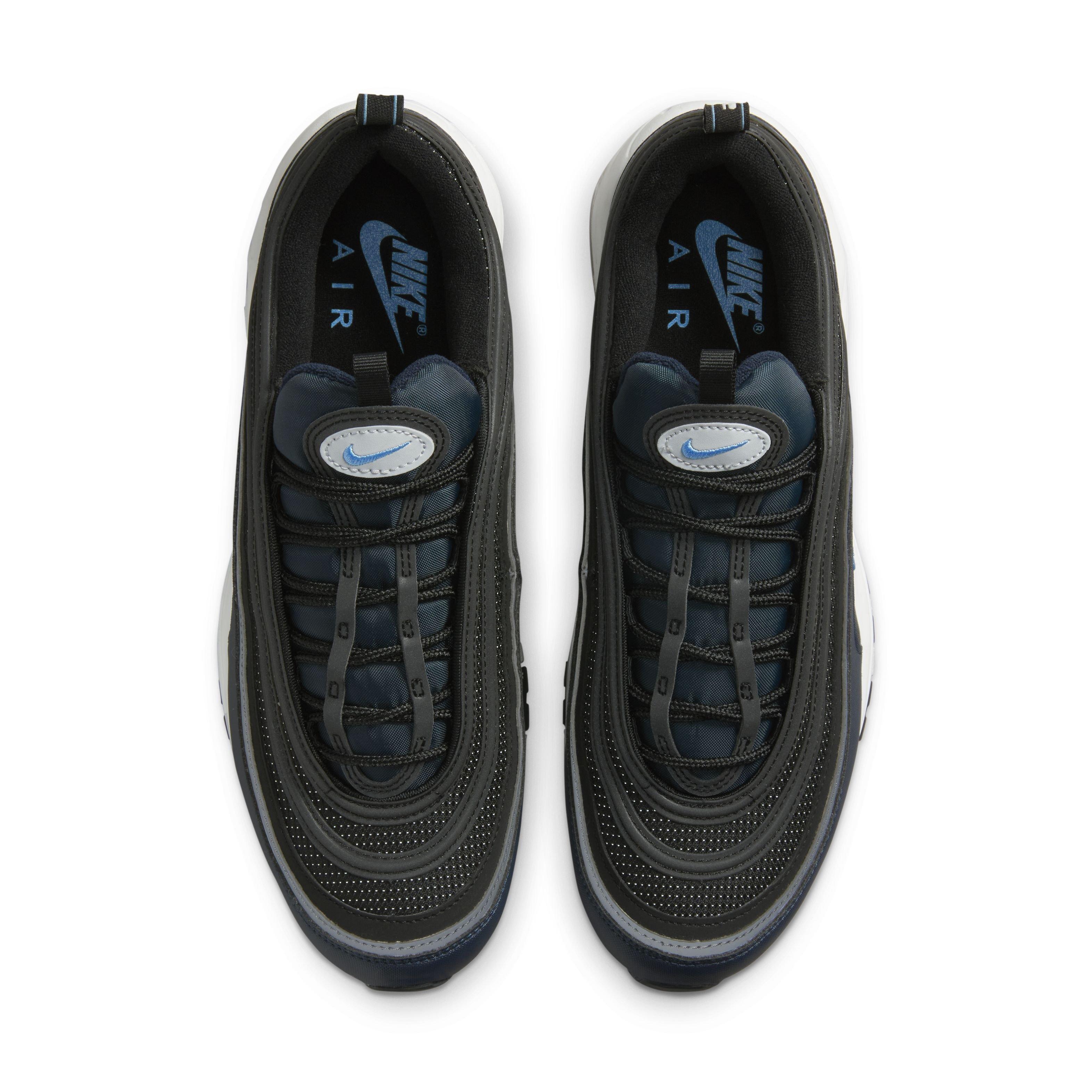 Nike Air Max 97 "Black/University Blue/Dark Obsidian" Men's Shoe - BLACK/BLUE/DK OBSIDIAN Thumbnail View 4