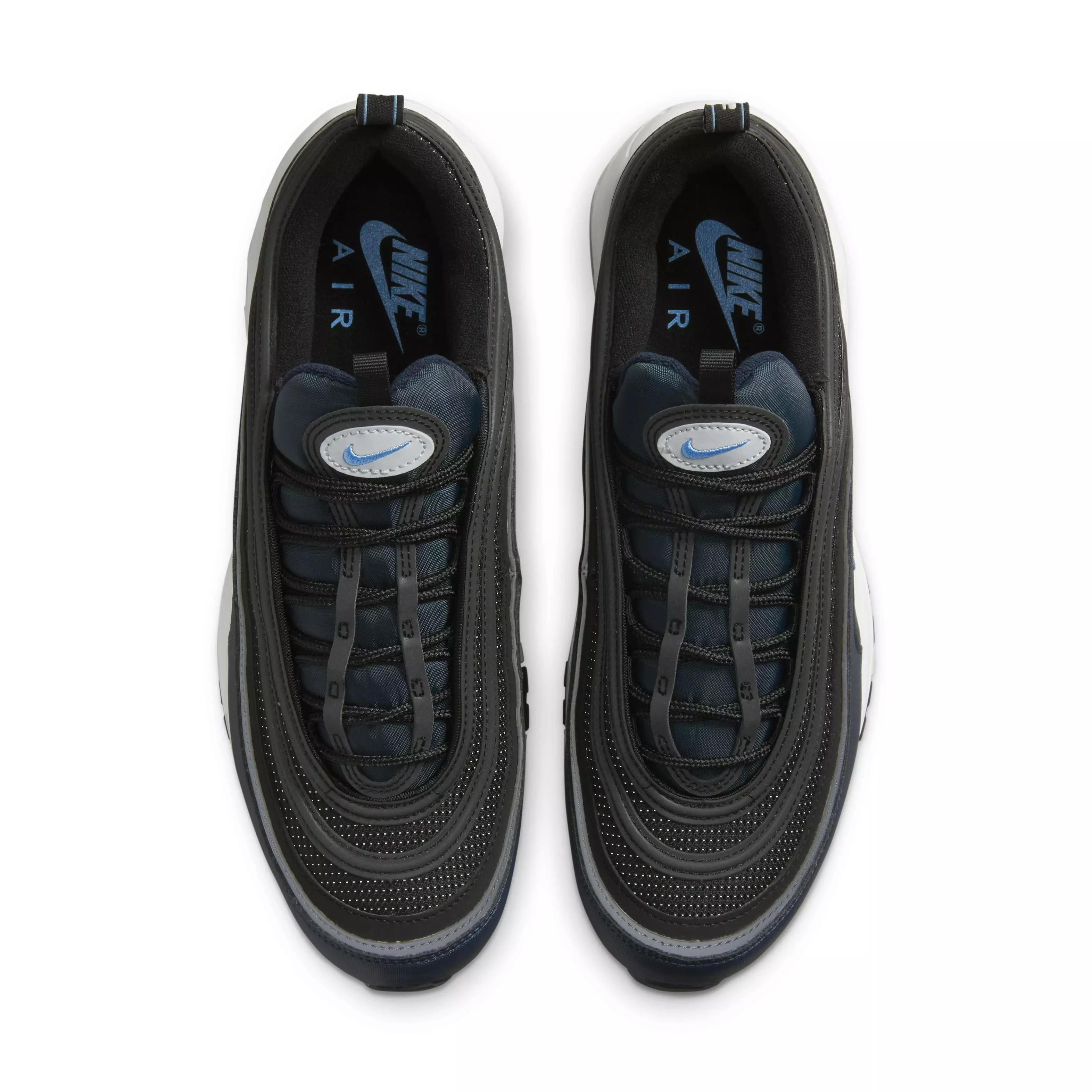 Nike Air Max 97 "Black/University Blue/Dark Obsidian" Men's Shoe - BLACK/BLUE/DK OBSIDIAN