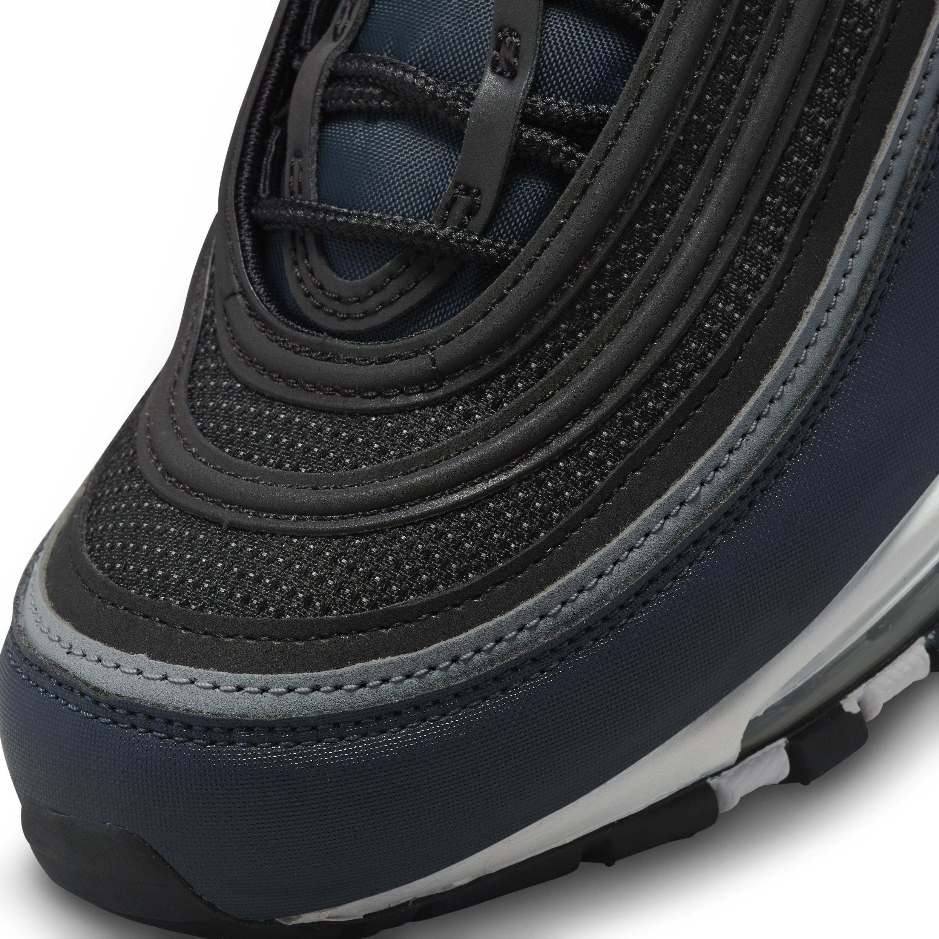 Nike Air Max 97 "Black/University Blue/Dark Obsidian" Men's Shoe - BLACK/BLUE/DK OBSIDIAN Thumbnail View 7