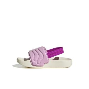adidas Adilette Estrap 2.0 "Off White/Purple Burst/Bliss Lilac" Infant Girls' Slide