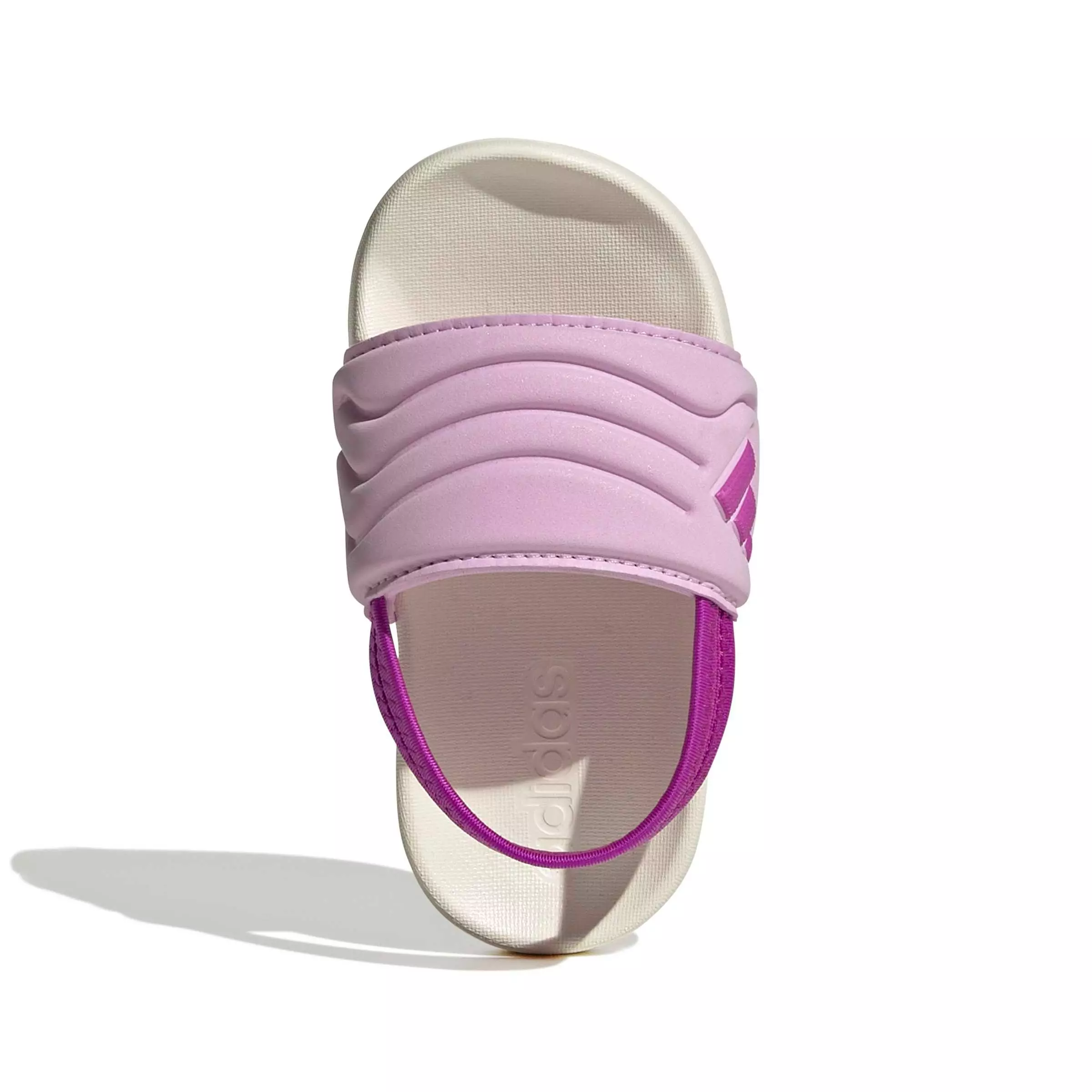 adidas Adilette Estrap 2.0 "Off White/Purple Burst/Bliss Lilac" Infant Girls' Slide - OFF WHITE/PURPLE/LILAC
