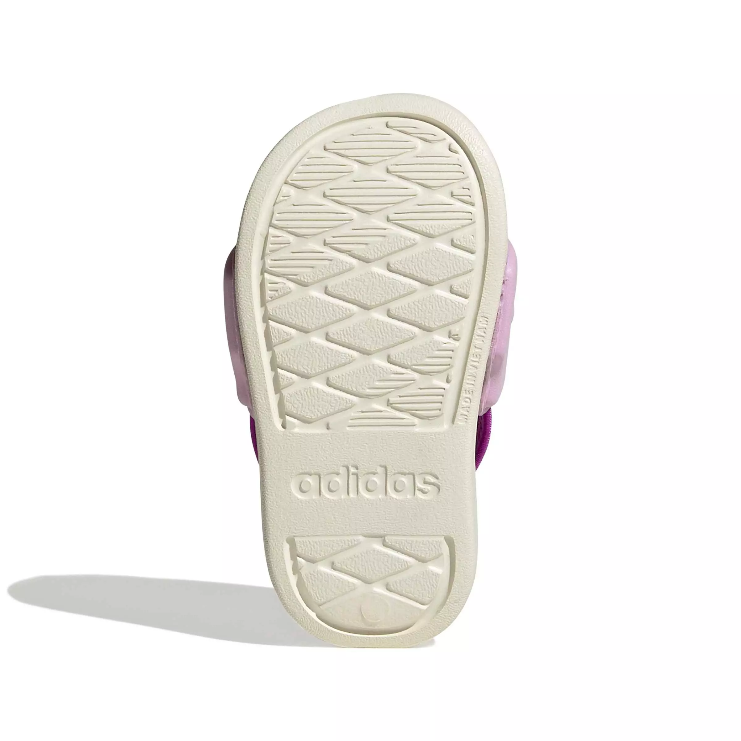 adidas Adilette Estrap 2.0 "Off White/Purple Burst/Bliss Lilac" Infant Girls' Slide - OFF WHITE/PURPLE/LILAC