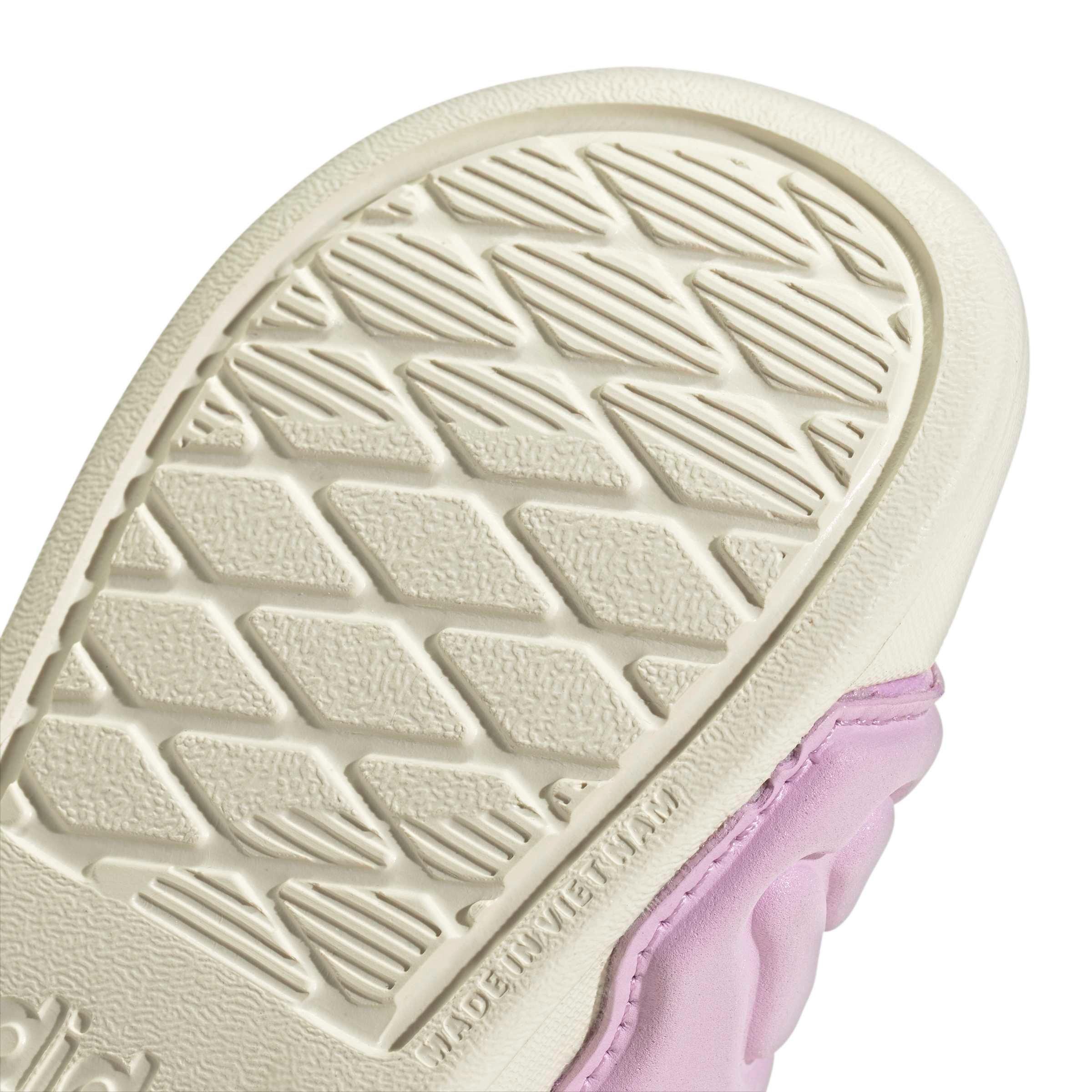 adidas Adilette Estrap 2.0 "Off White/Purple Burst/Bliss Lilac" Infant Girls' Slide - OFF WHITE/PURPLE/LILAC Thumbnail View 7