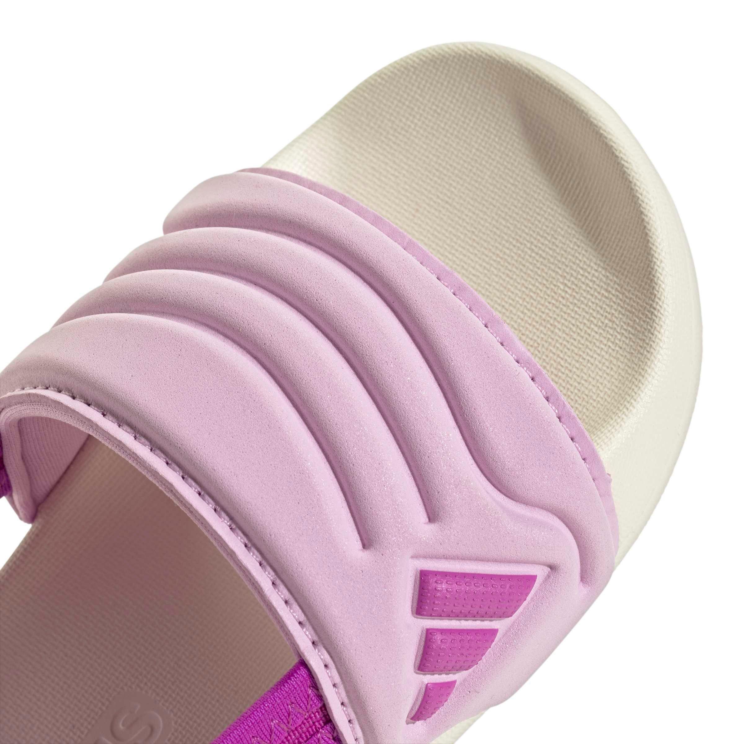 adidas Adilette Estrap 2.0 "Off White/Purple Burst/Bliss Lilac" Infant Girls' Slide - OFF WHITE/PURPLE/LILAC Thumbnail View 8