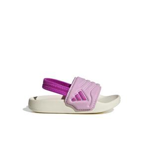 adidas Adilette Estrap 2.0 "Off White/Purple Burst/Bliss Lilac" Infant Girls' Slide