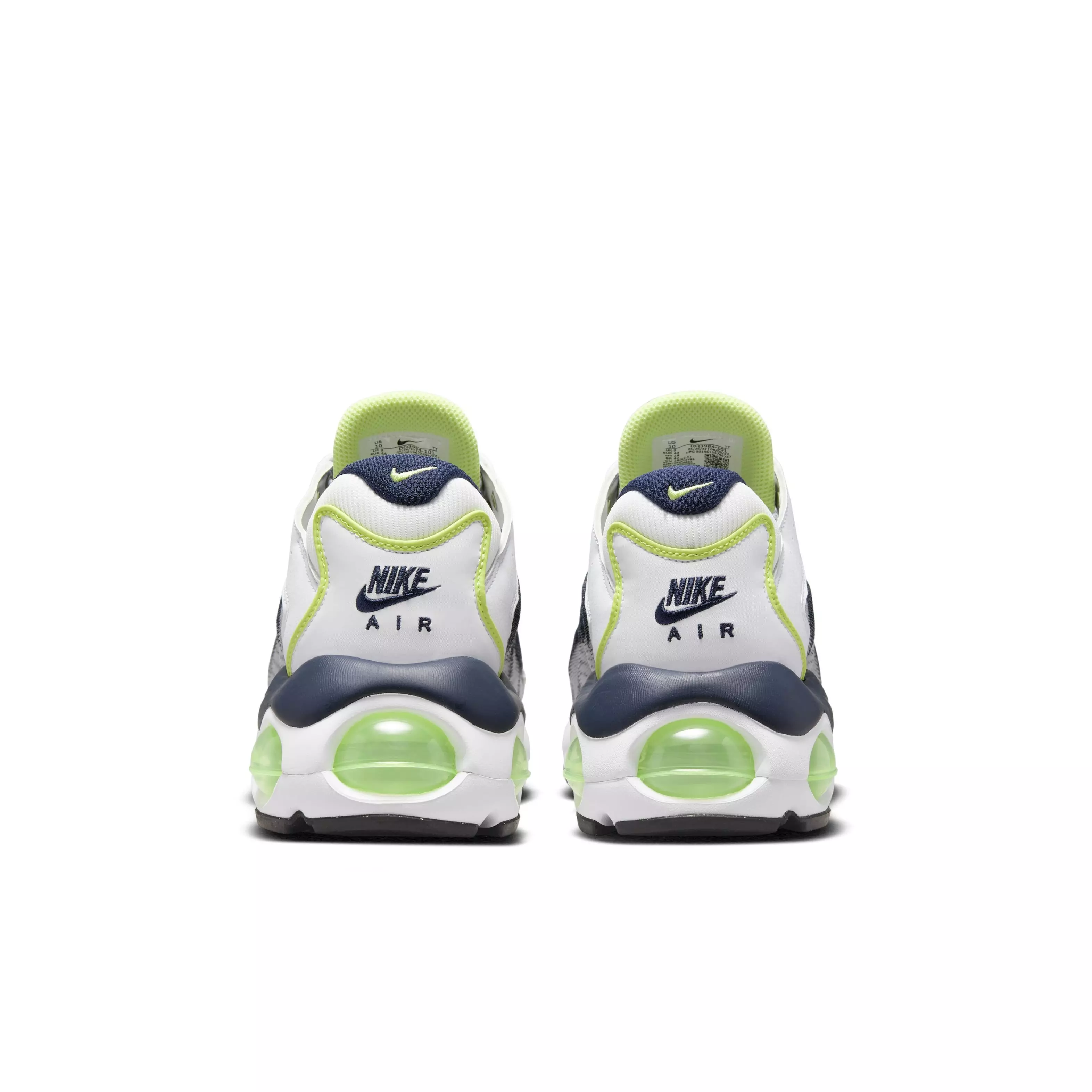 Nike Air Max TW "White/Midnight Navy/Light Lemon Twist" Men's Shoe - WHITE/NAVY/LT LEMON