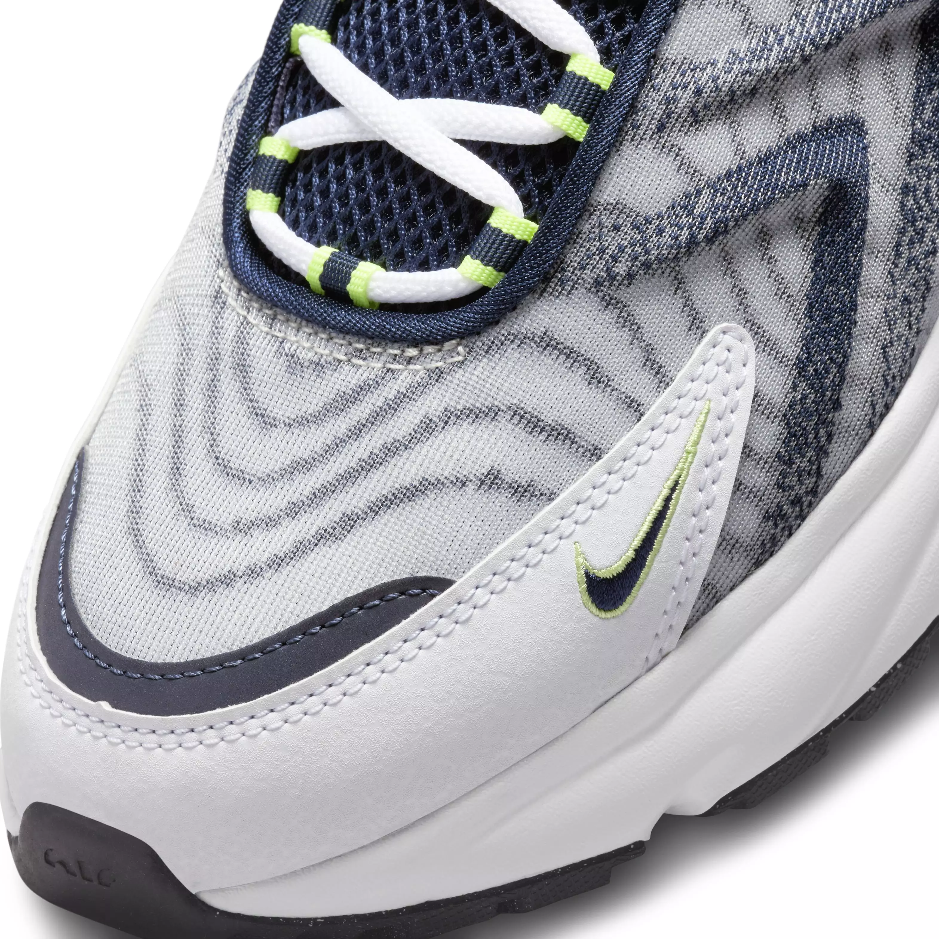 Nike Air Max TW "White/Midnight Navy/Light Lemon Twist" Men's Shoe - WHITE/NAVY/LT LEMON