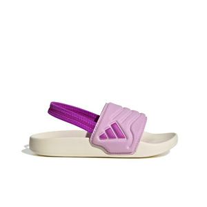 adidas Adilette Estrap 2.0 "Off White/Purple Burst/Bliss Lilac" Preschool Girls' Slide