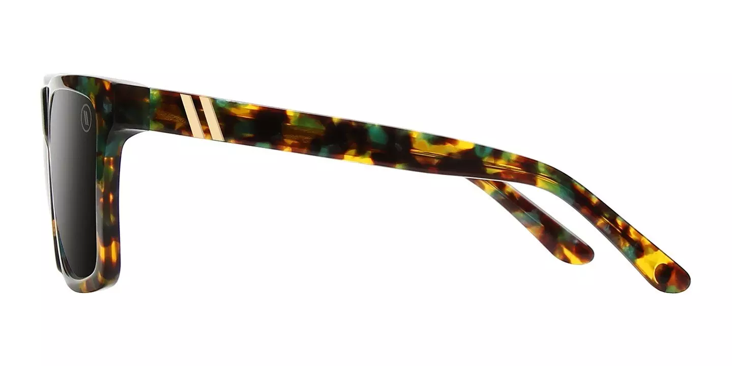 Blenders Romeo Stone Breaker Polarized Mirrored Sunglasses - BLACK