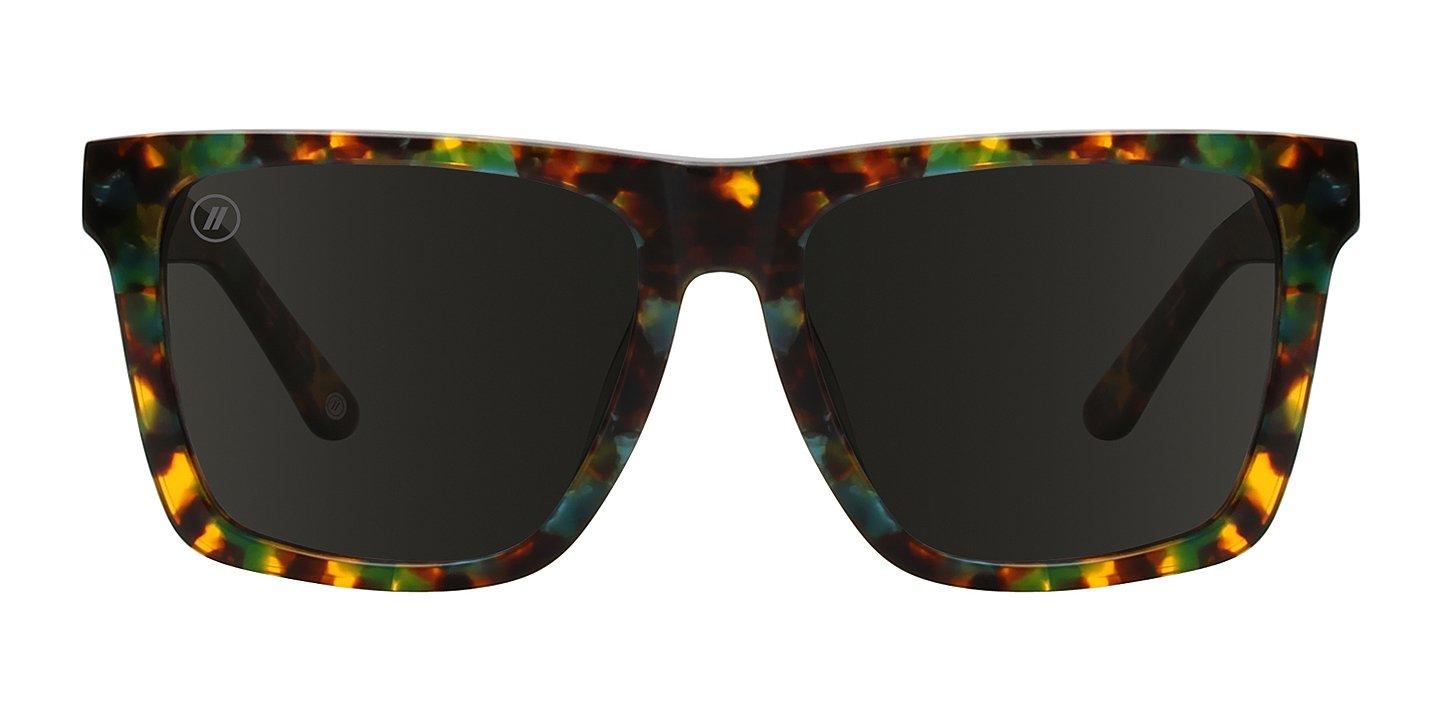 Blenders Romeo Stone Breaker Polarized Mirrored Sunglasses - BLACK Thumbnail View 4