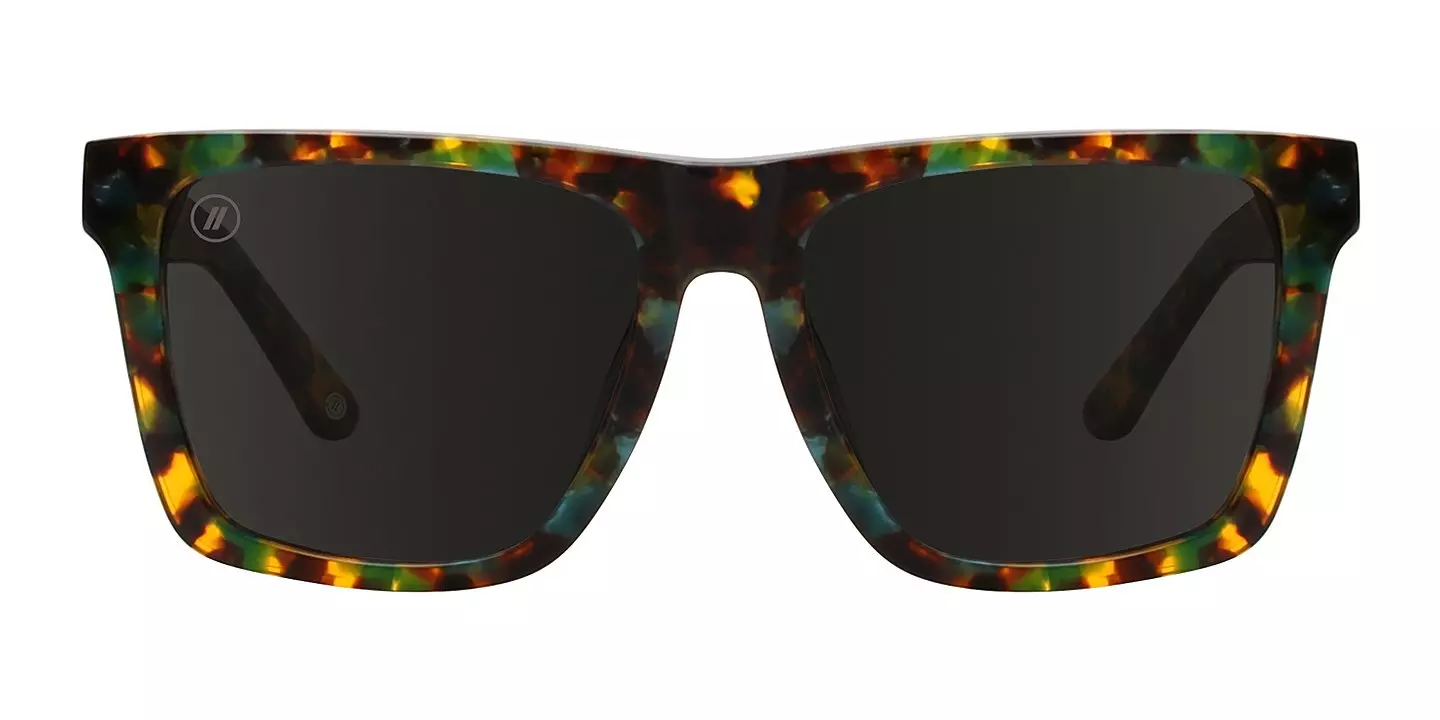 Blenders Romeo Stone Breaker Polarized Mirrored Sunglasses - BLACK