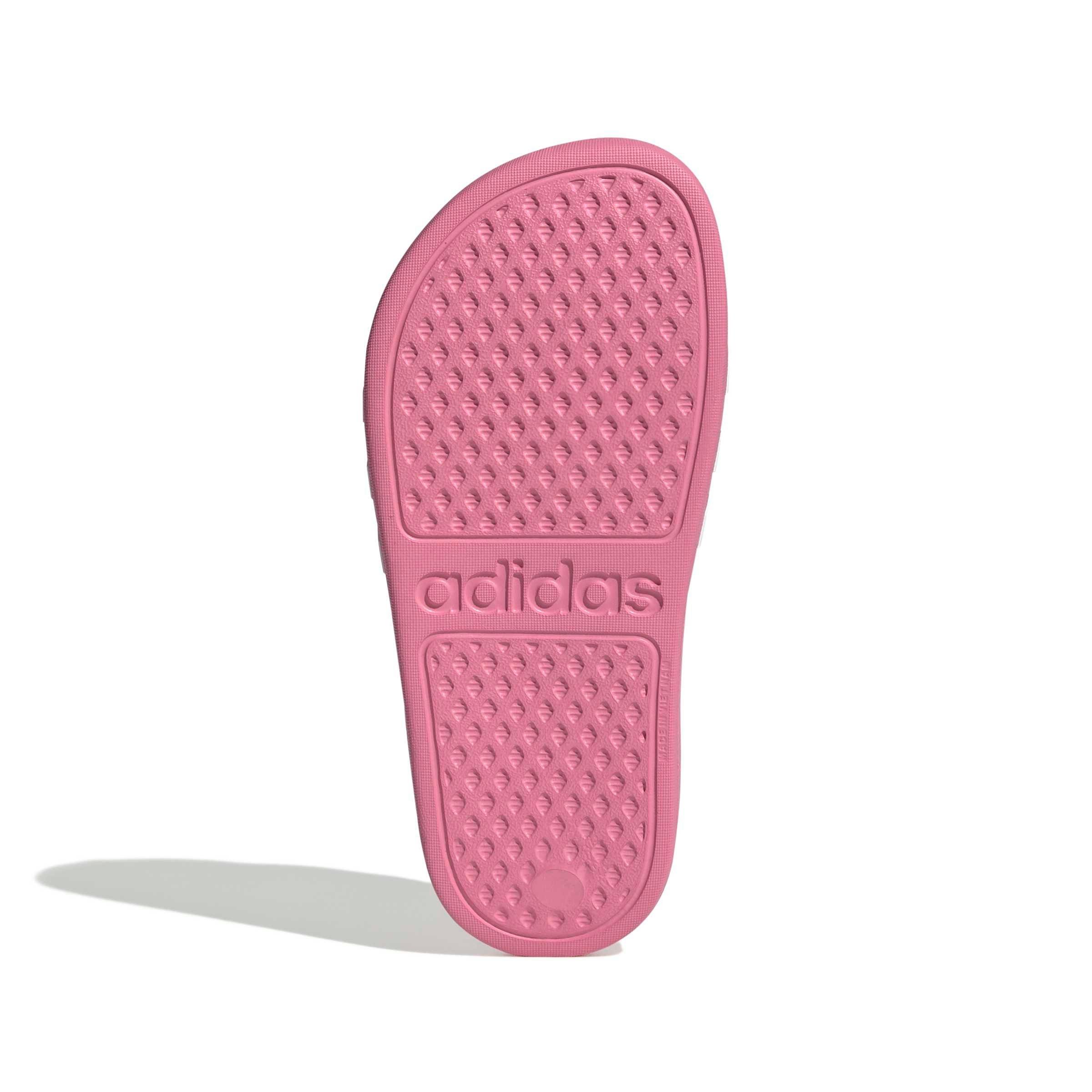 adidas Adilette Aqua "Bliss Pink/Ftwr White/Bliss Pink" Grade School Girls' Slide - PINK/WHITE/PINK Thumbnail View 6