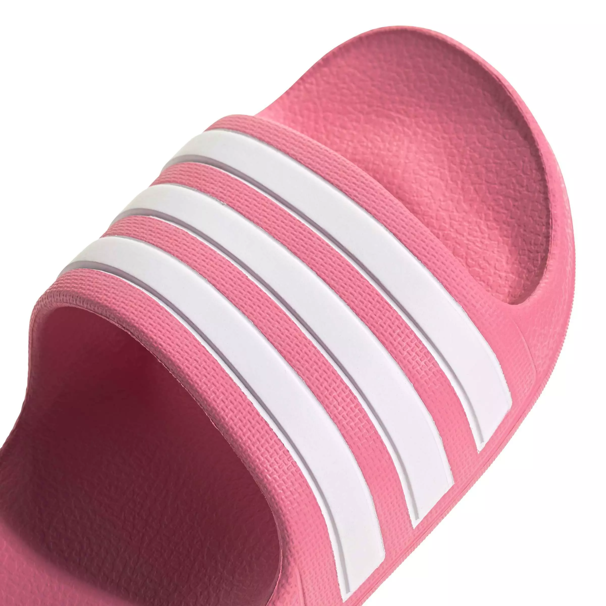 adidas Adilette Aqua "Bliss Pink/Ftwr White/Bliss Pink" Grade School Girls' Slide - PINK/WHITE/PINK