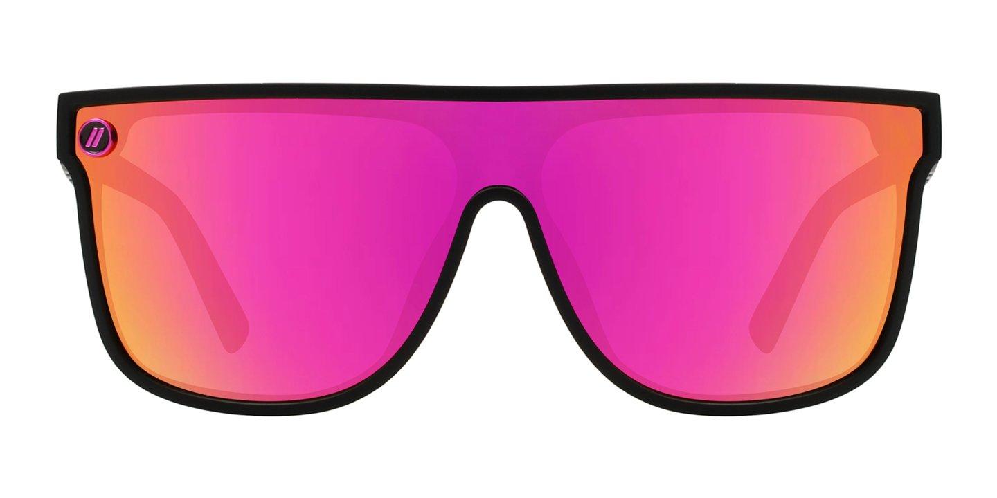 Blenders SciFi Midnight Emma Polarized Mirrored Sunglasses - PINK Thumbnail View 4