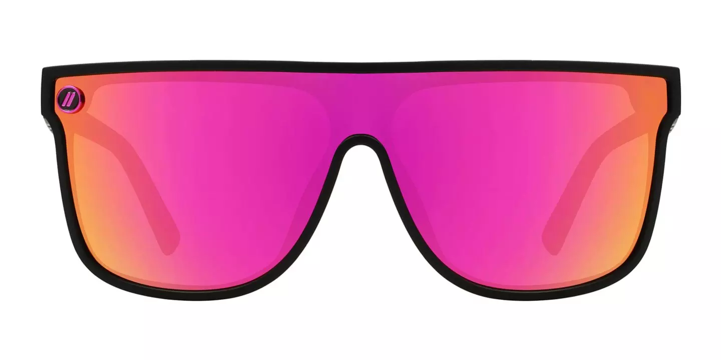 Blenders SciFi Midnight Emma Polarized Mirrored Sunglasses - PINK
