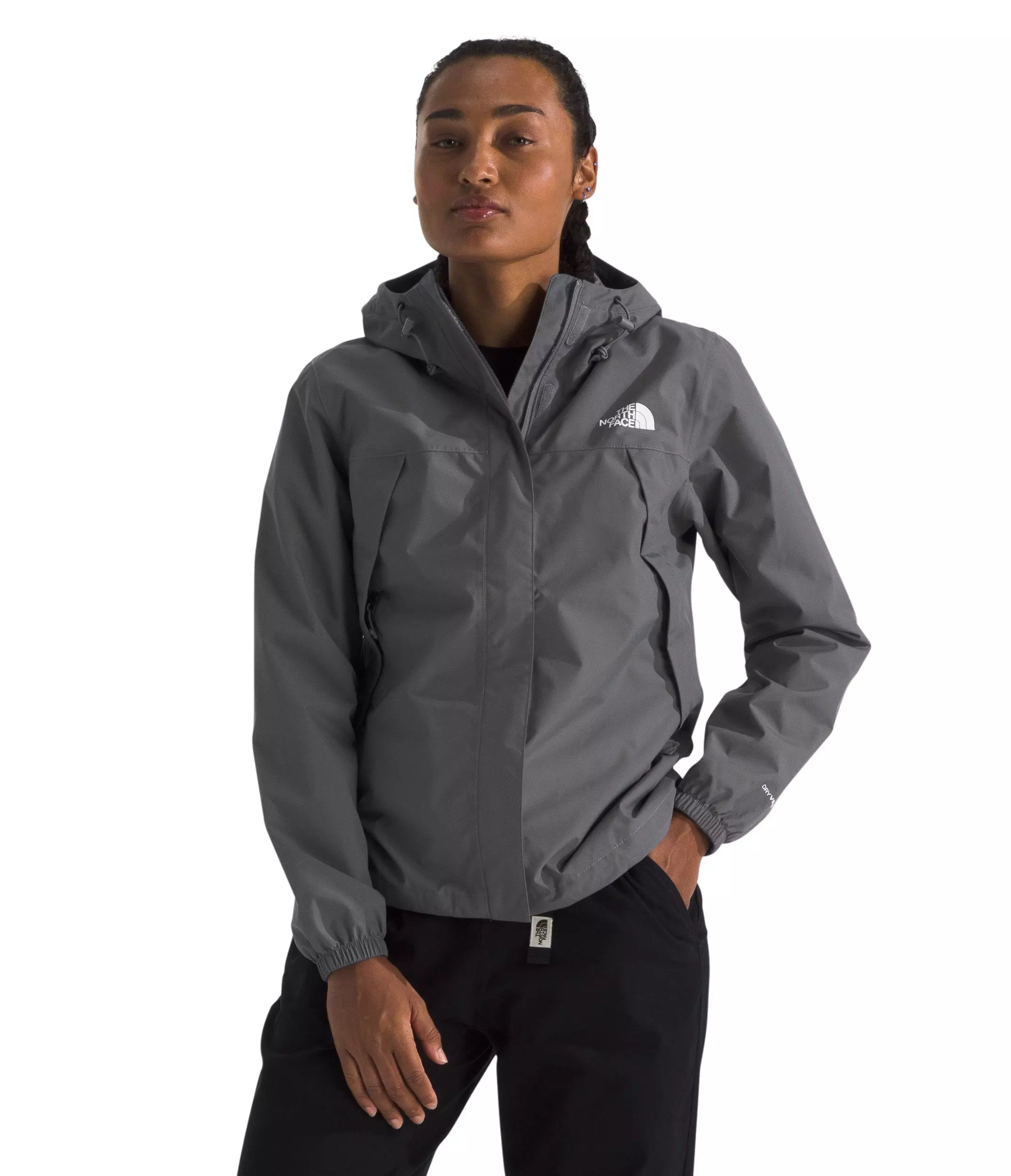 The North Face Women's Antora Rain Jacket - Smoked Pearl - SMOKED PEARL