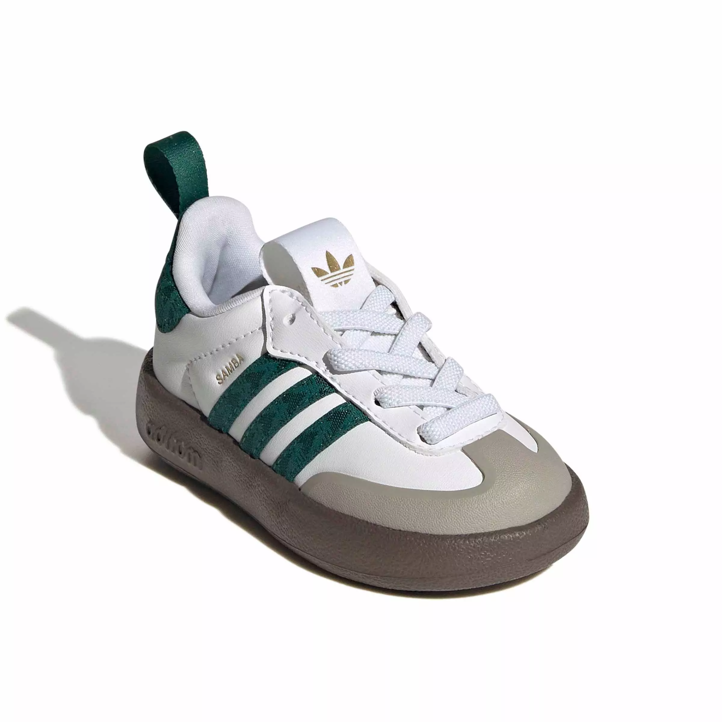 adidas Originals Adifom Samba 360 "Ftwr White/Collegiate Green/Clear Granite" Infant Boys' Shoe - WHITE/GREEN/GRANITE
