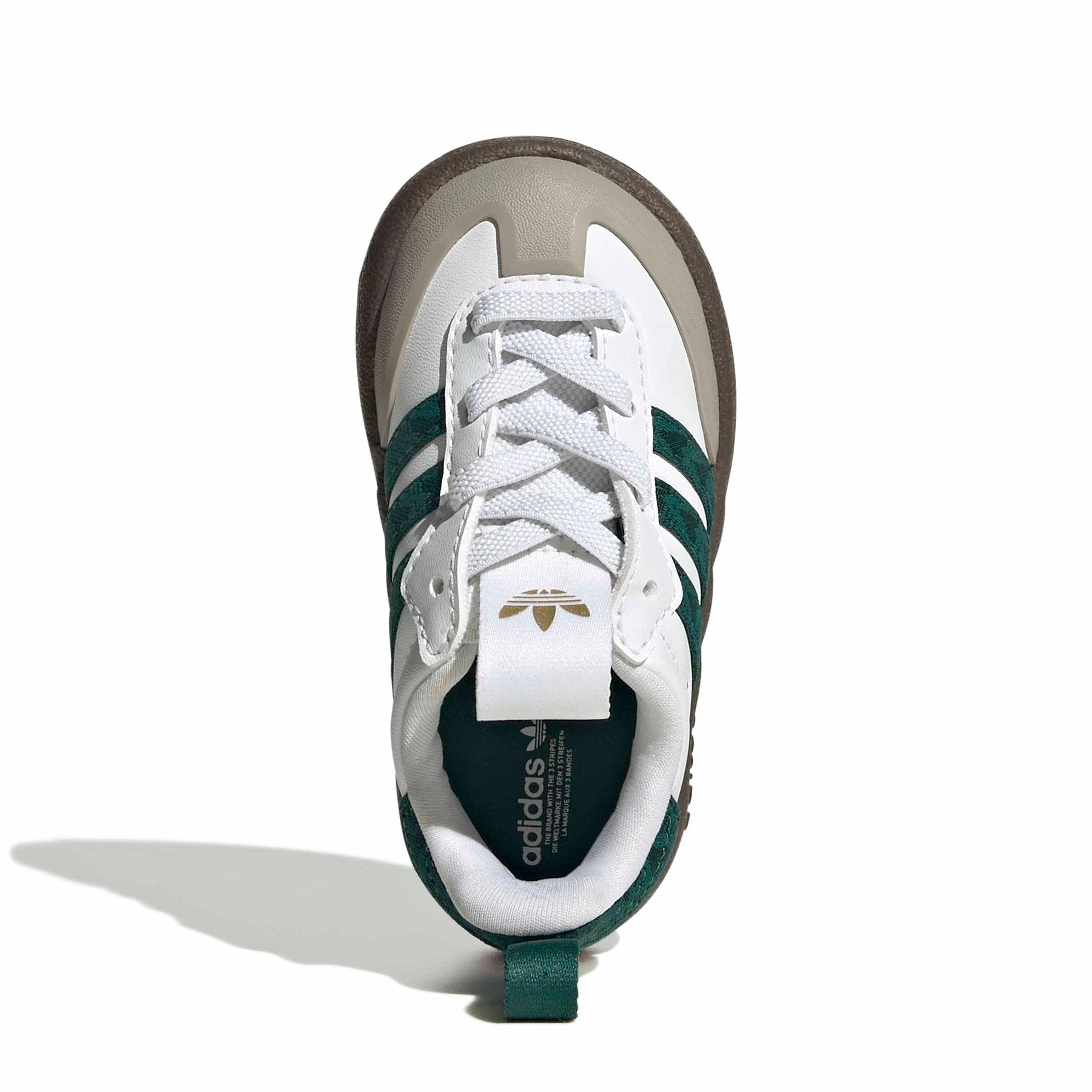 adidas Originals Adifom Samba 360 "Ftwr White/Collegiate Green/Clear Granite" Infant Boys' Shoe - WHITE/GREEN/GRANITE Thumbnail View 5