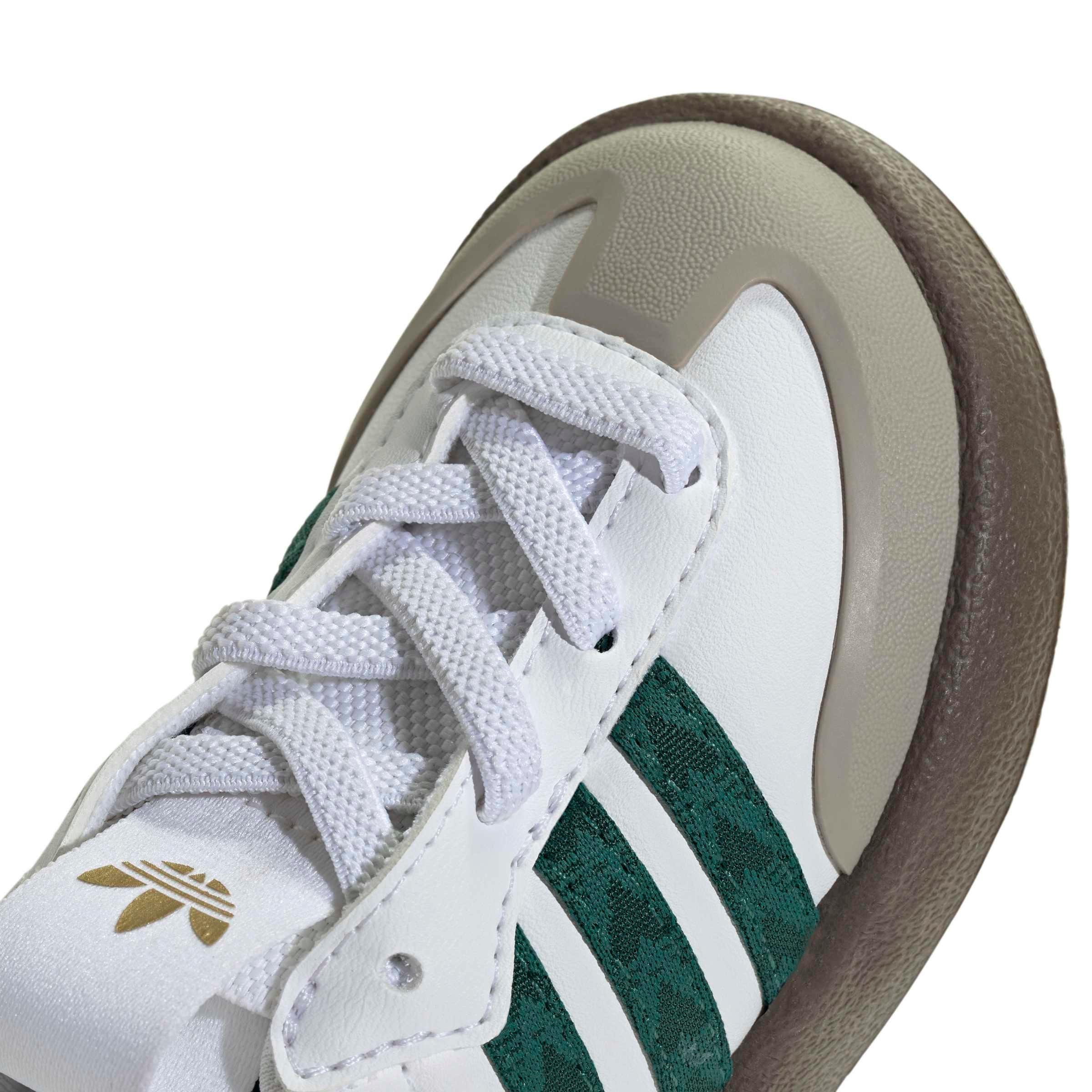 adidas Originals Adifom Samba 360 "Ftwr White/Collegiate Green/Clear Granite" Infant Boys' Shoe - WHITE/GREEN/GRANITE Thumbnail View 7