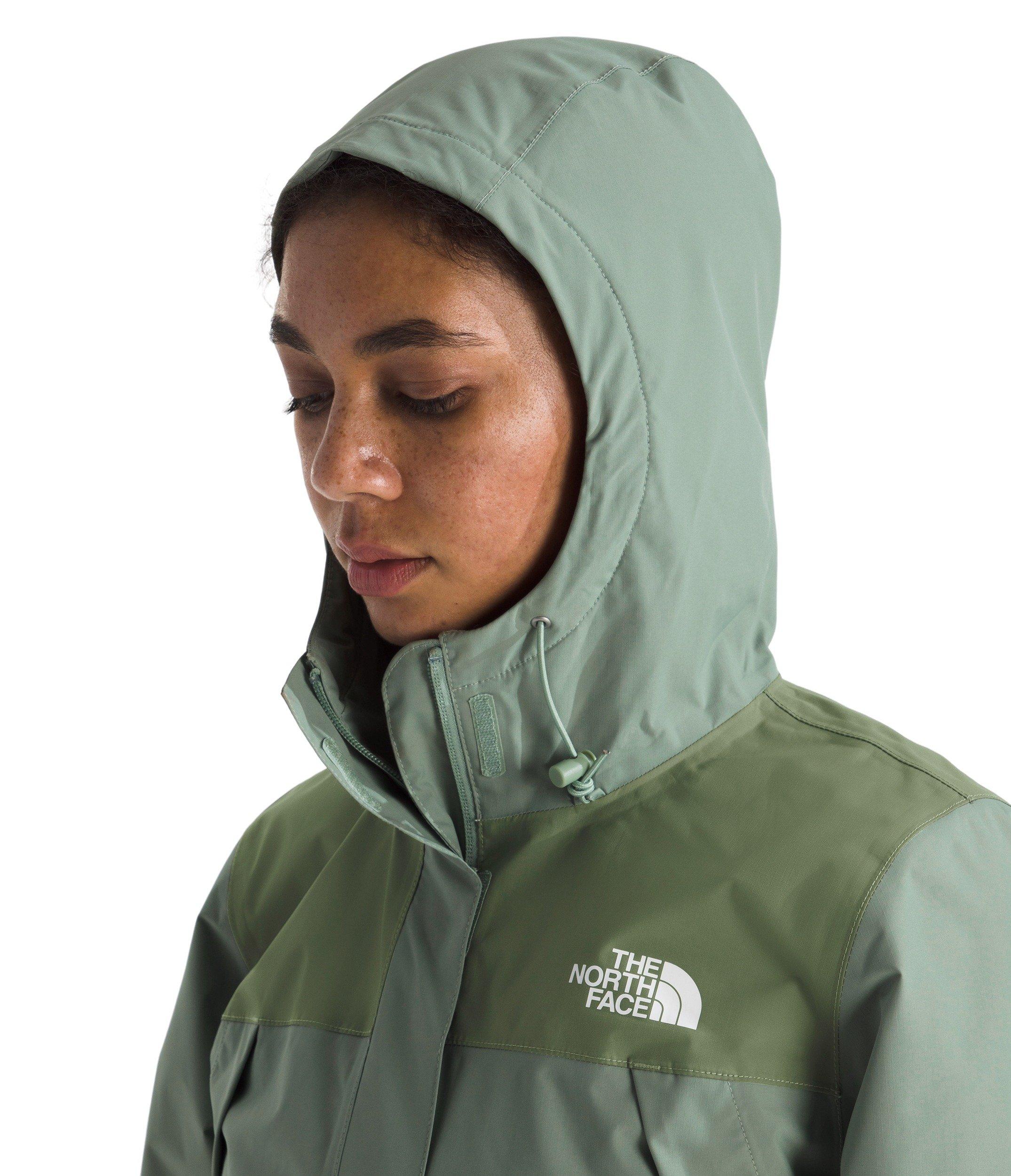 The North Face Women's Antora Rain Jacket - Green - GREEN Thumbnail View 4