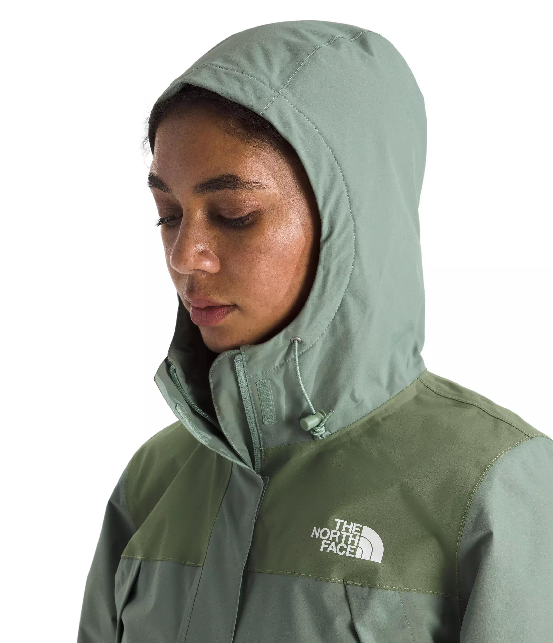 The North Face Women's Antora Rain Jacket -Green - GREEN