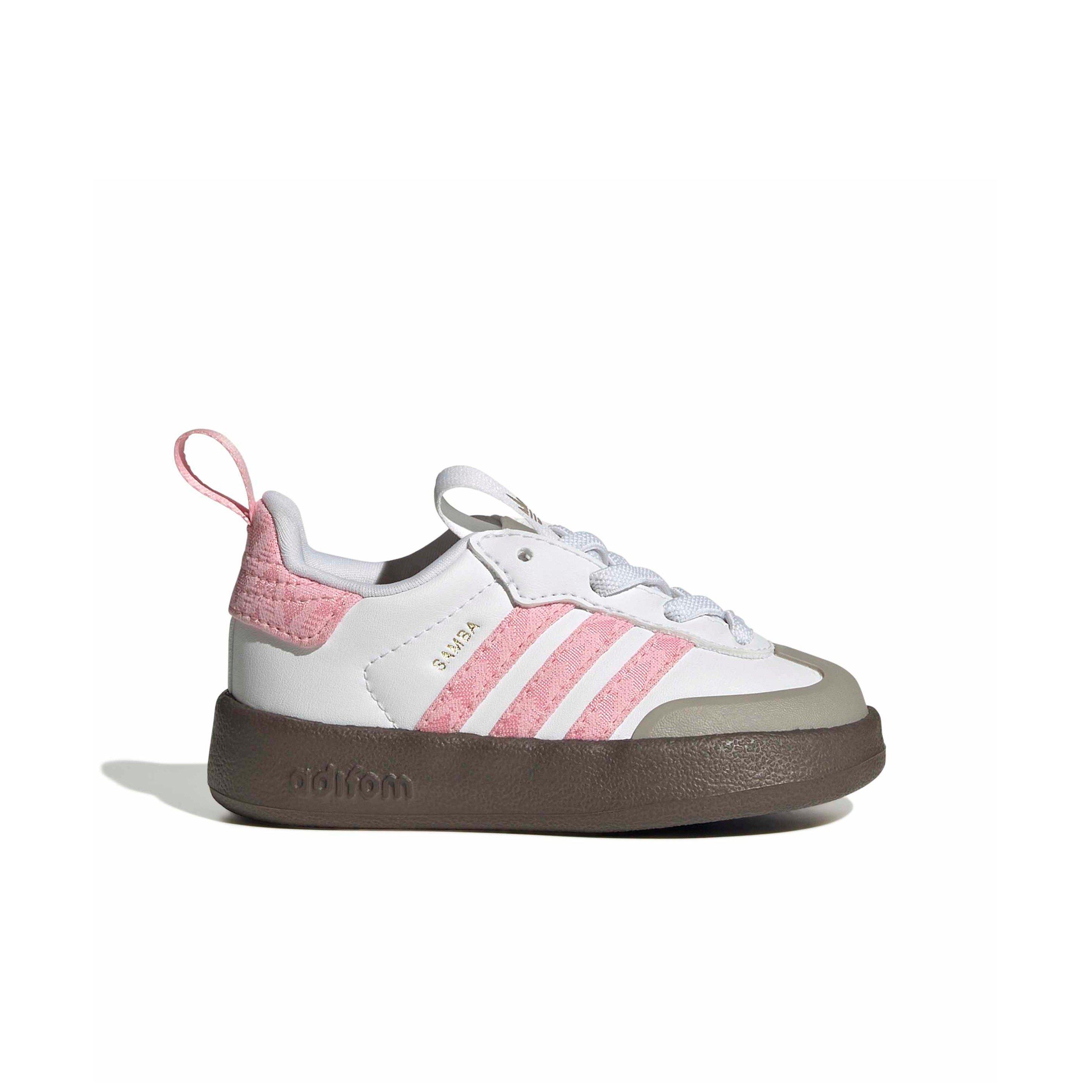adidas Originals Adifom Samba 360 "Ftwr White/Light Pink/Clear Granite" Infant Girls' Shoe - WHITE/LT PINK/GRANITE Thumbnail View 1