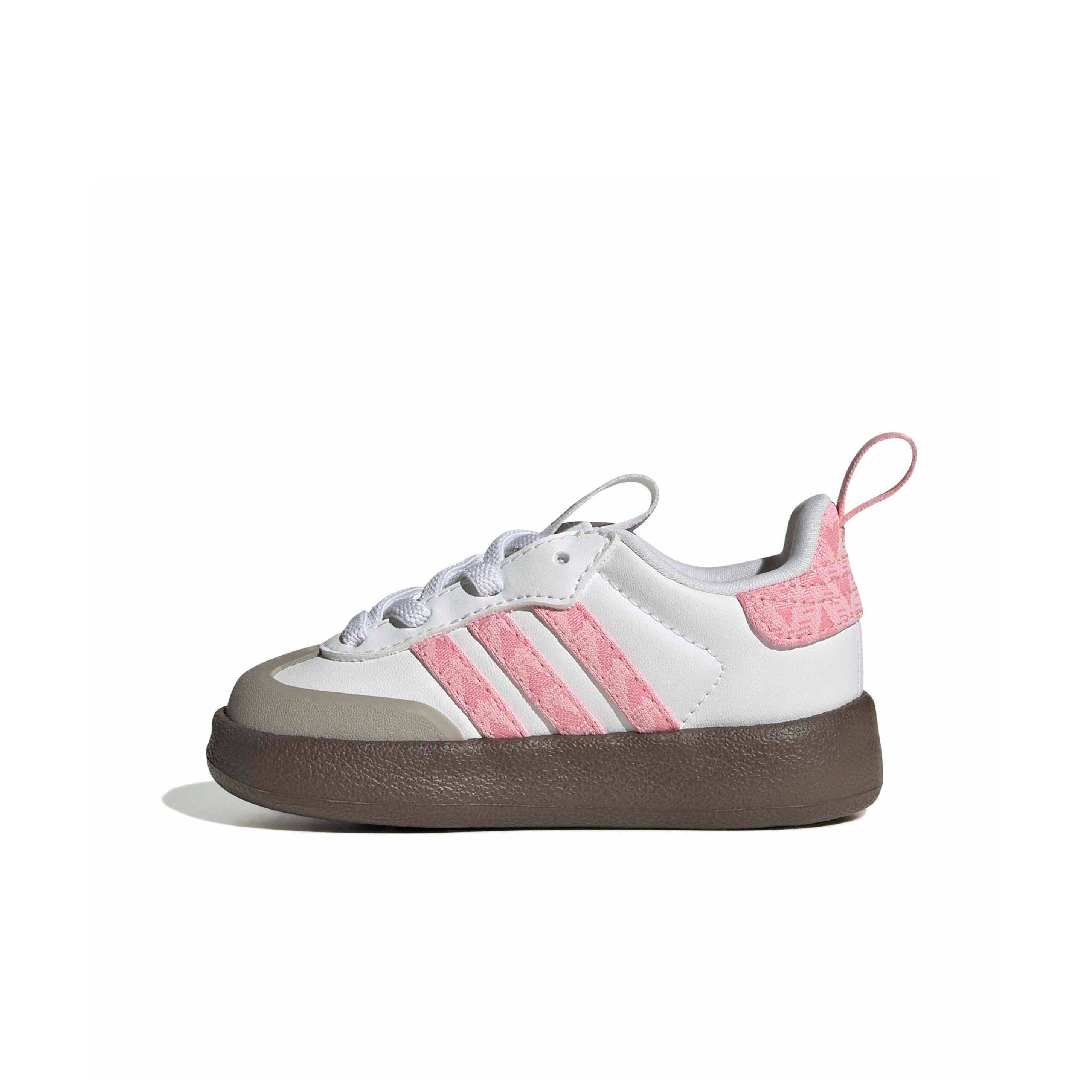 adidas Originals Adifom Samba 360 "Ftwr White/Light Pink/Clear Granite" Infant Girls' Shoe - WHITE/LT PINK/GRANITE Thumbnail View 2