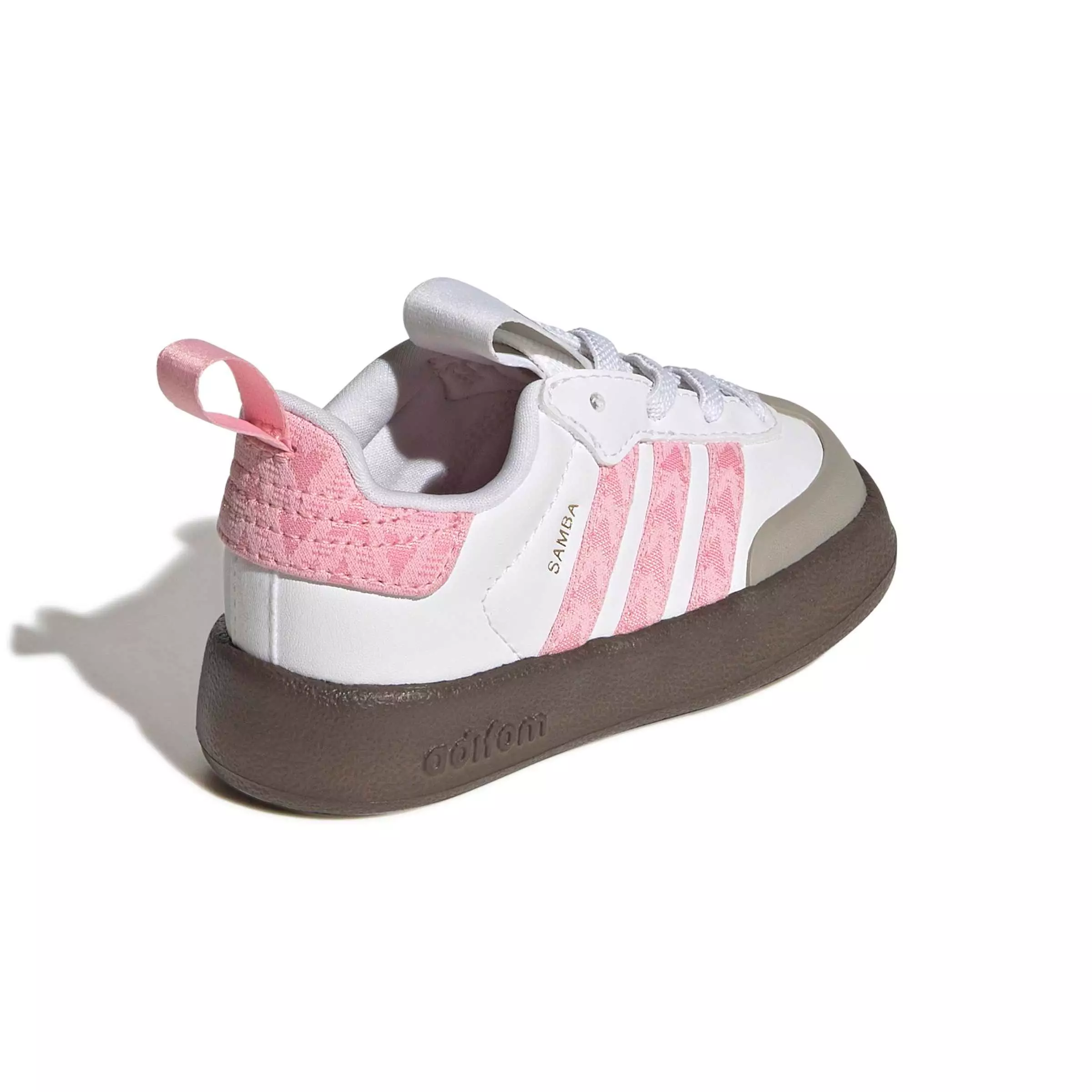 adidas Originals Adifom Samba 360 "Ftwr White/Light Pink/Clear Granite" Infant Girls' Shoe - WHITE/LT PINK/GRANITE