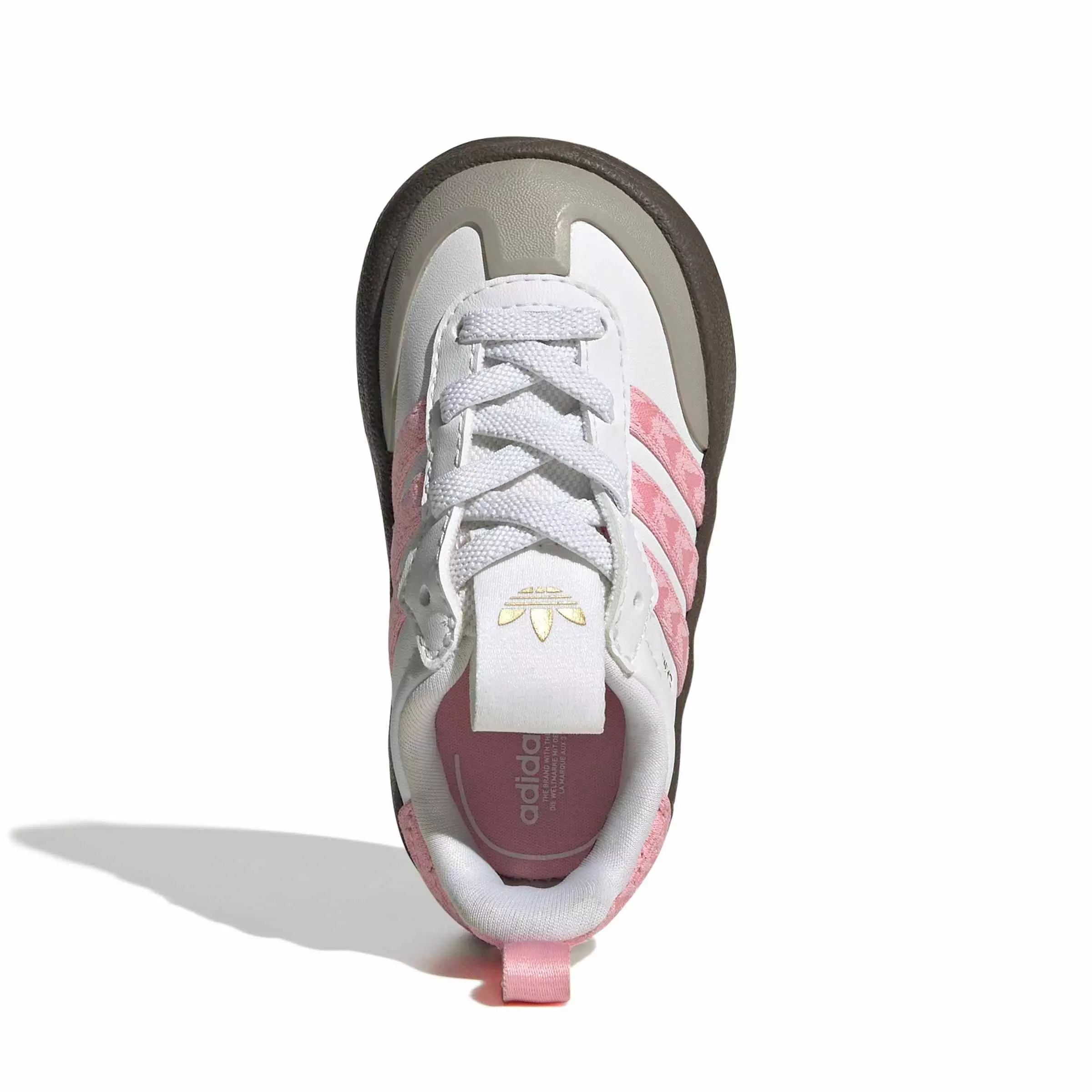 adidas Originals Adifom Samba 360 "Ftwr White/Light Pink/Clear Granite" Infant Girls' Shoe - WHITE/LT PINK/GRANITE