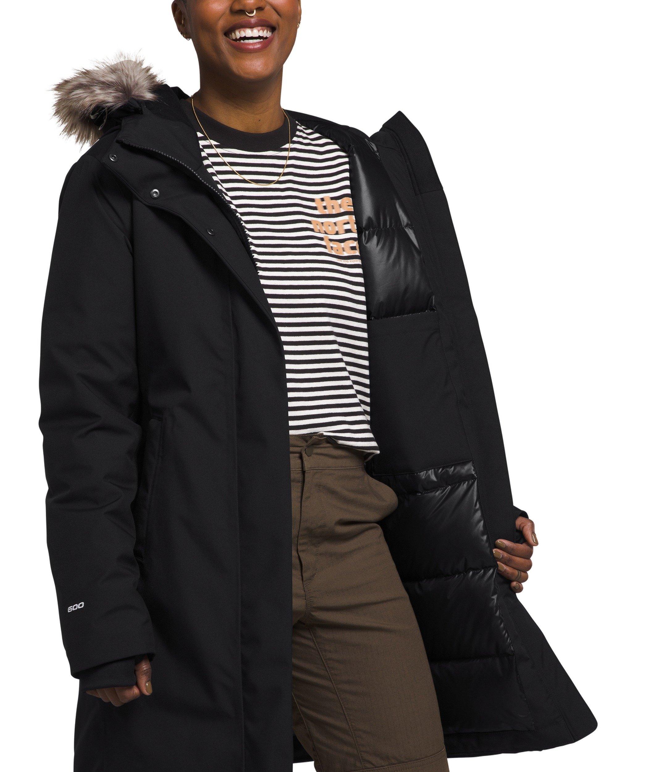The North Face Women's Arctic Parka -Black - BLACK Thumbnail View 2