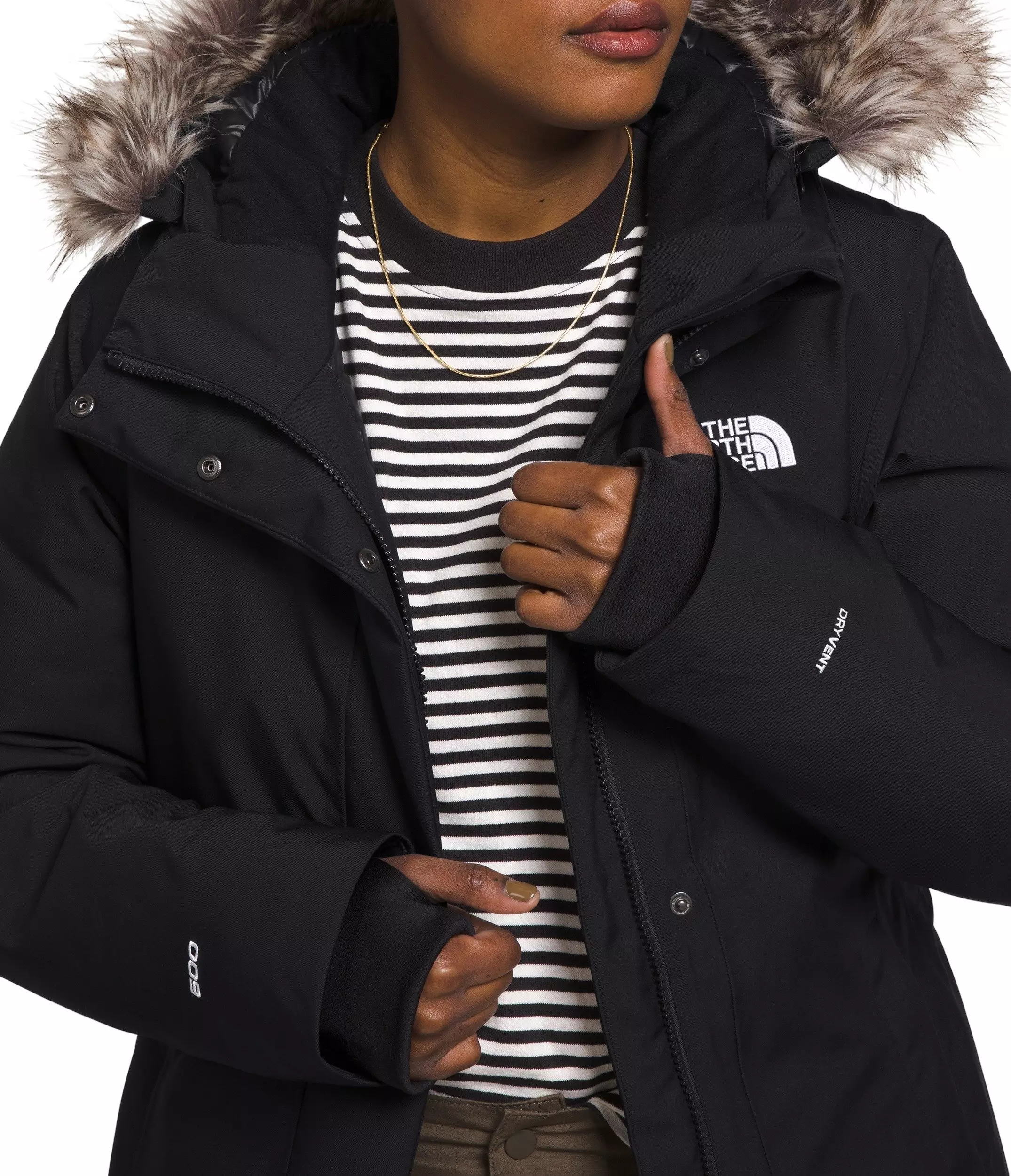 The North Face Women's Arctic Parka -Black - BLACK