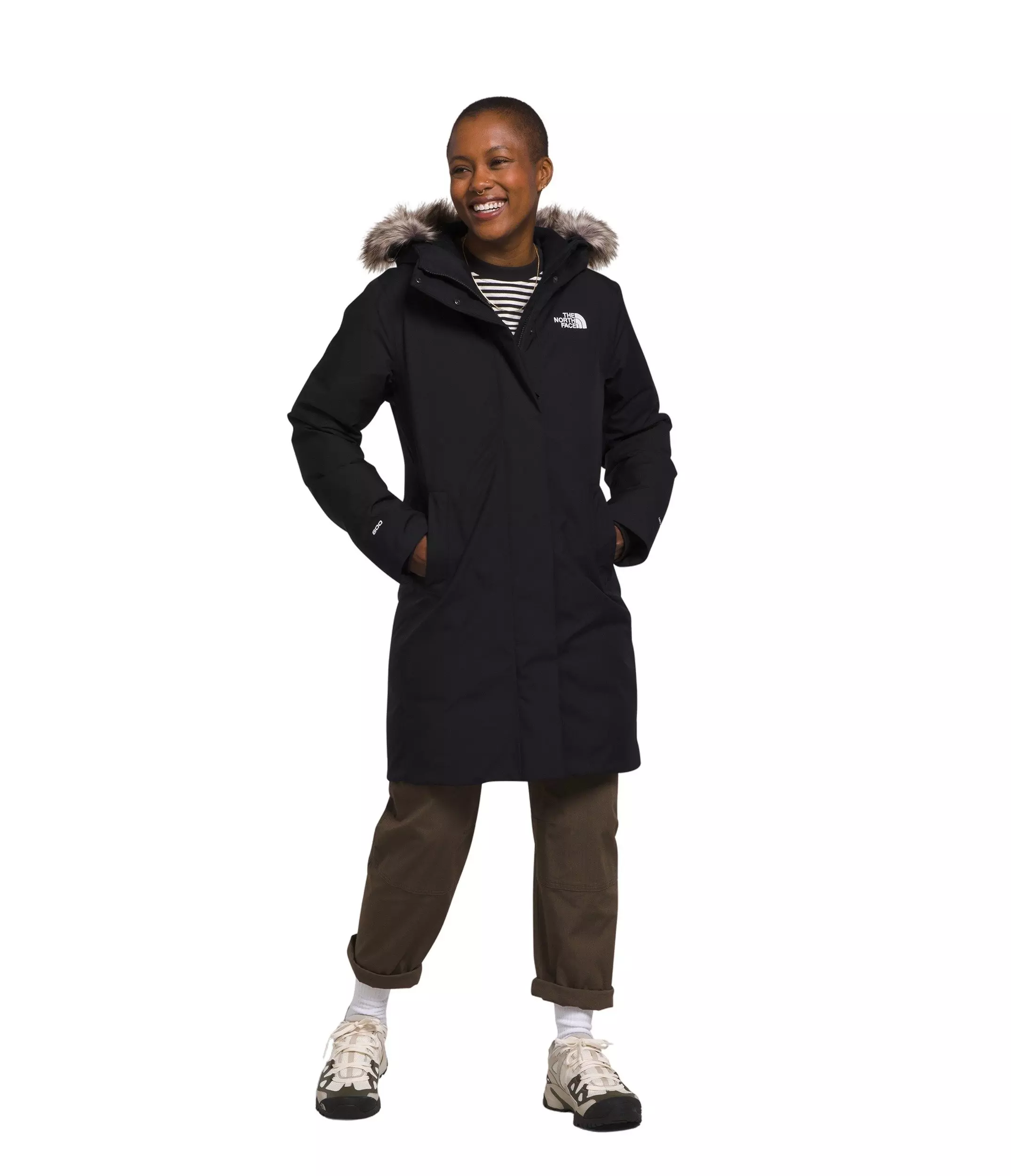The North Face Women's Arctic Parka - Black - BLACK