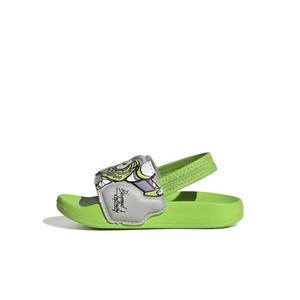 adidas Pixar Toy Story Adilette Estrap "Semi Solar Green/Purple Burst/Grey Two" Infant Boys' Slide