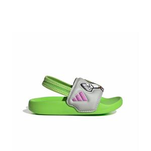 adidas Pixar Toy Story Adilette Estrap "Semi Solar Green/Purple Burst/Grey Two" Infant Boys' Slide