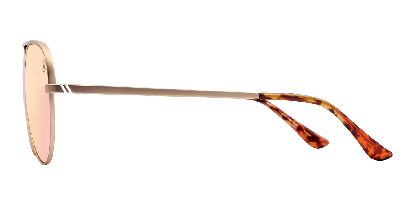 Blenders Shadow Flirt Wagon Polarized Mirrored Sunglasses - PINK