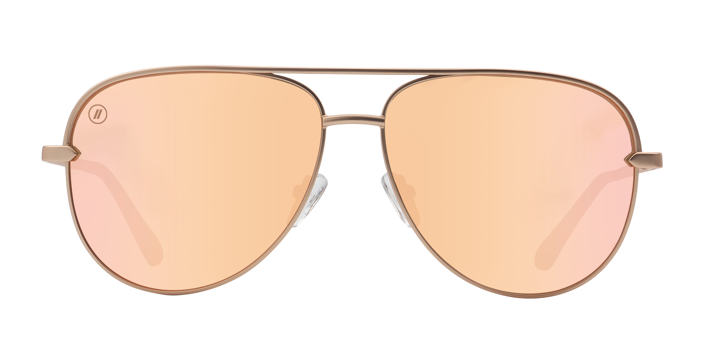 Blenders Shadow Flirt Wagon Polarized Mirrored Sunglasses - PINK Thumbnail View 4