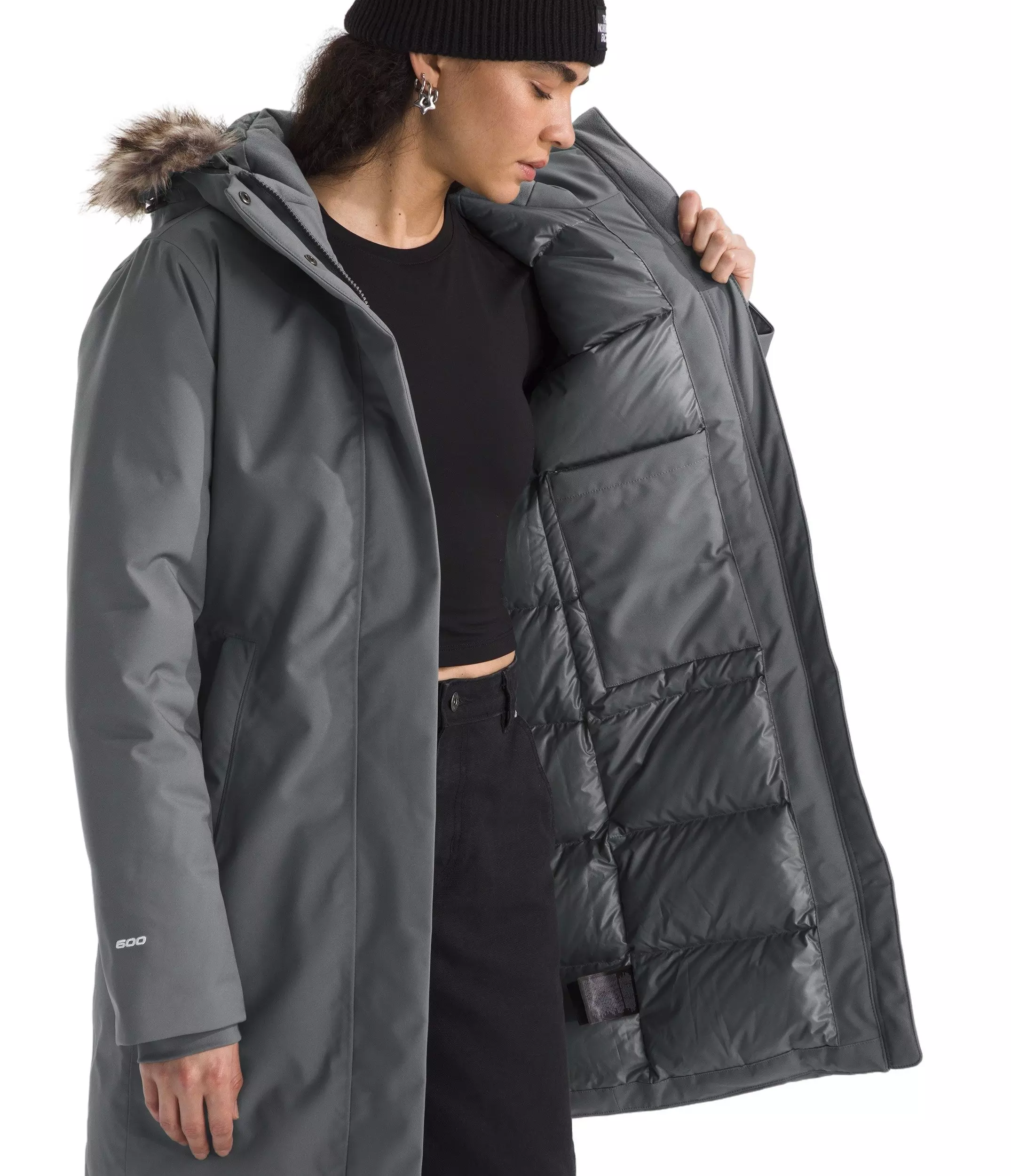 The North Face Women's Arctic Parka - Smoked Pearl - SMOKED PEARL
