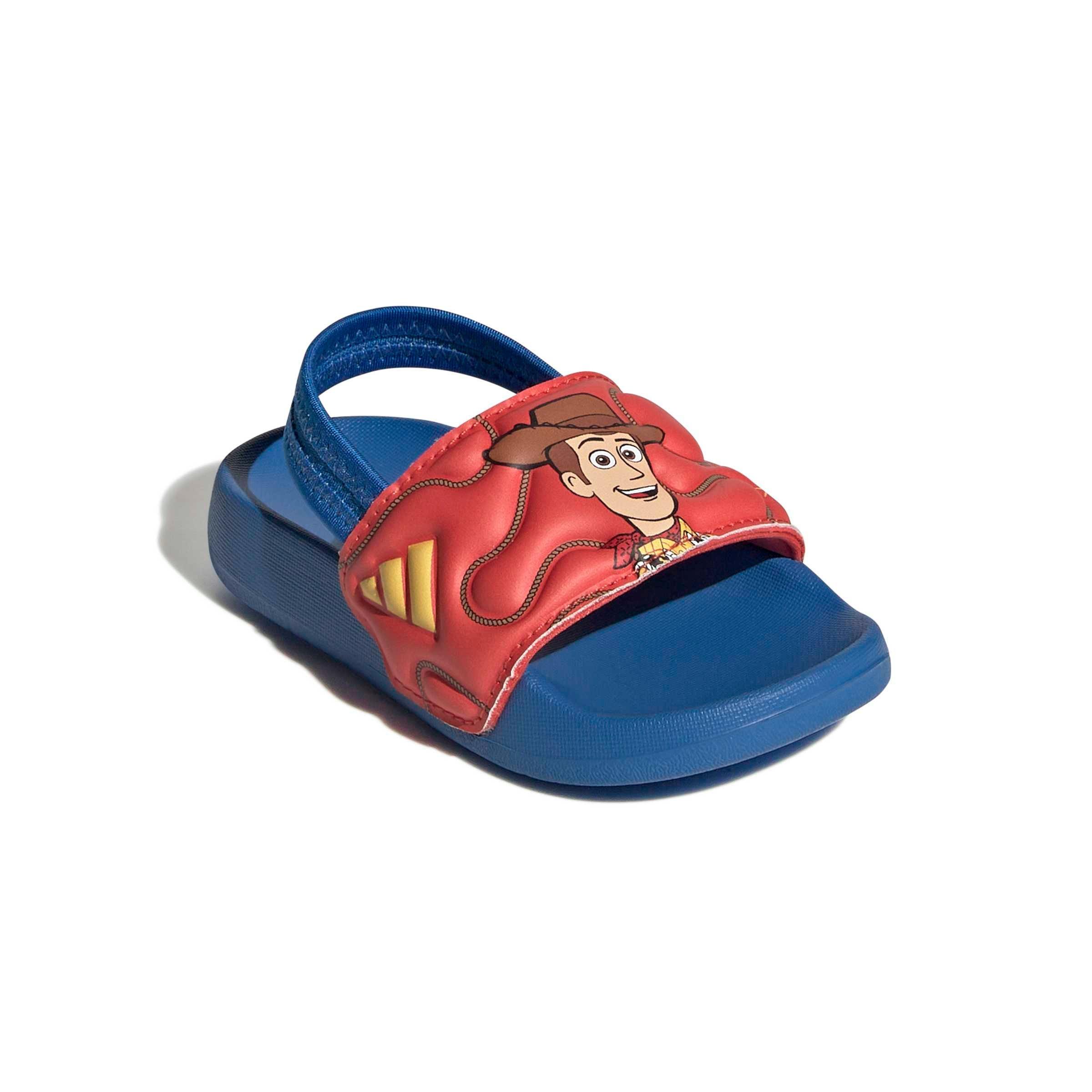 adidas Pixar Toy Story Adilette Estrap "Bright Royal/Bold Gold/Semi Lucid Red" Infant Boys' Slide - ROYAL/GOLD/RED Thumbnail View 3