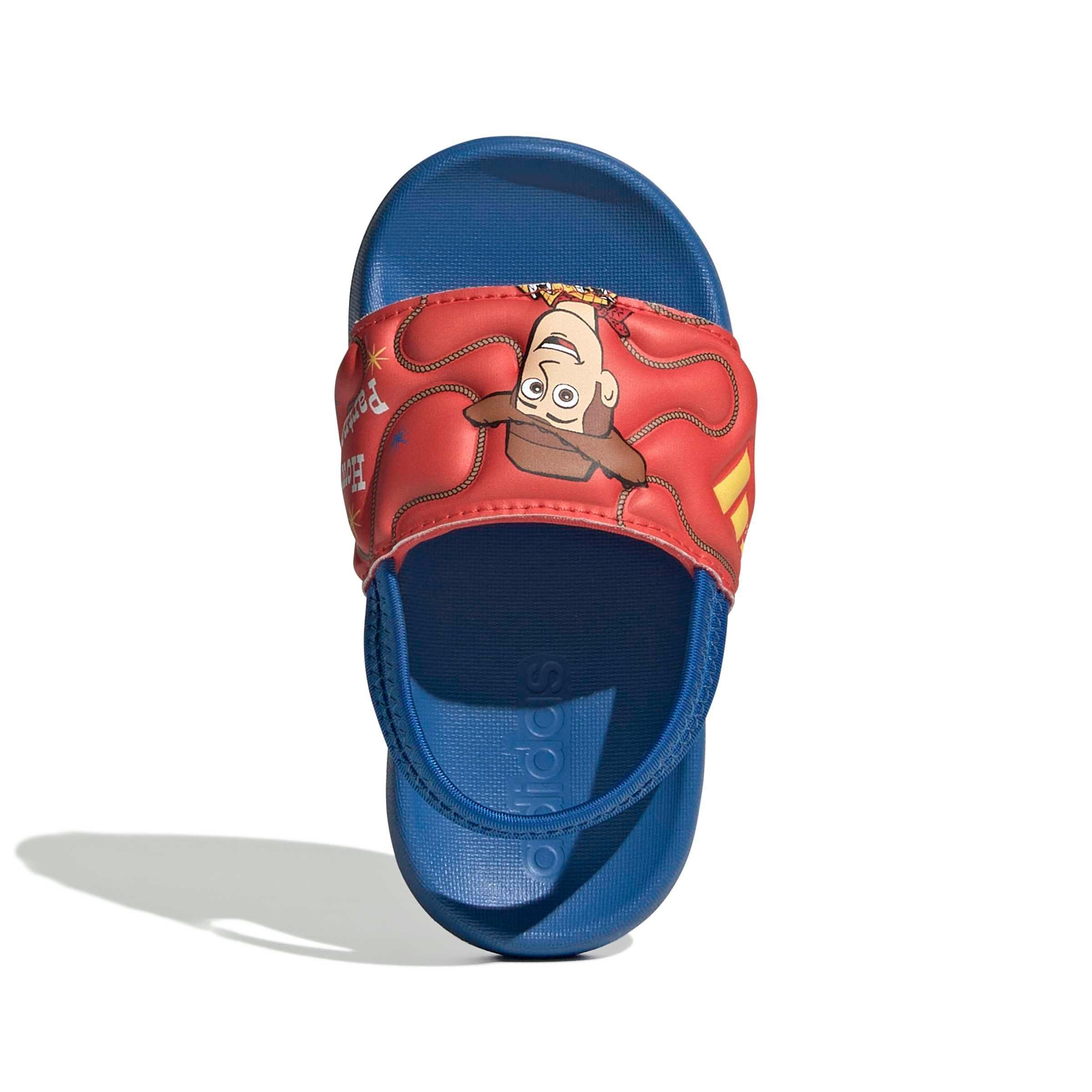 adidas Pixar Toy Story Adilette Estrap "Bright Royal/Bold Gold/Semi Lucid Red" Infant Boys' Slide - ROYAL/GOLD/RED Thumbnail View 5