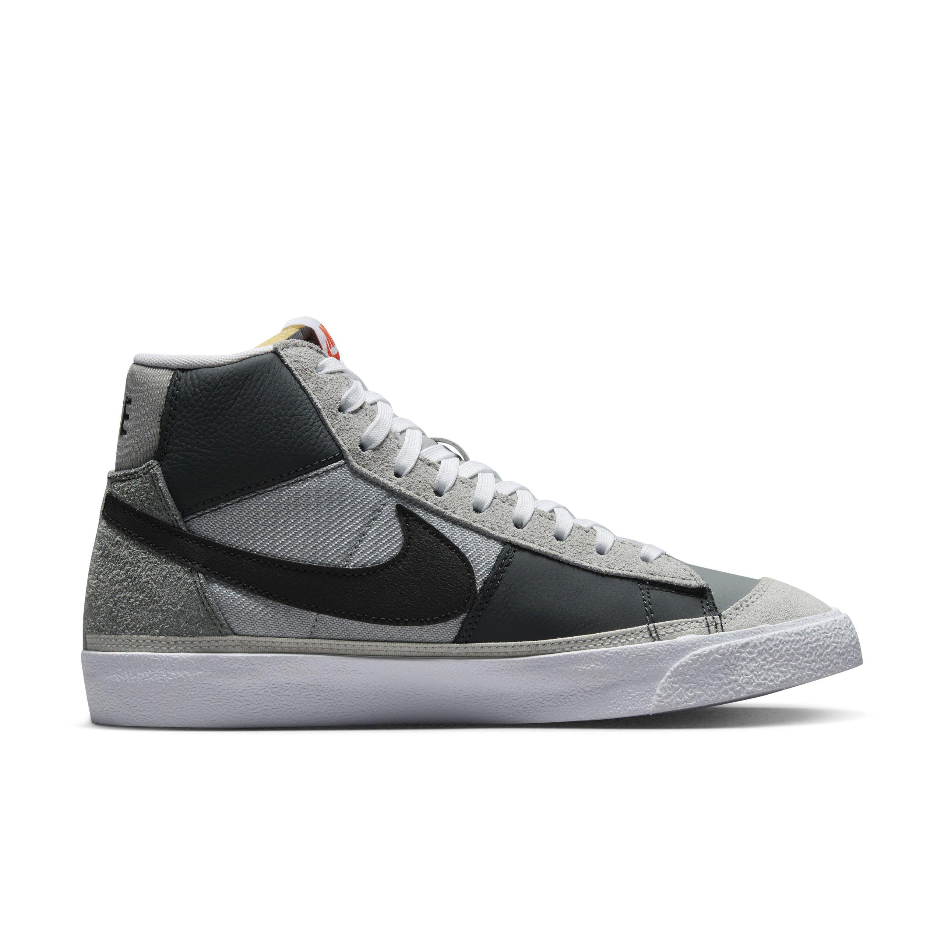 Nike Blazer Mid Pro Club Light Smoke Grey/Black/Smoke Grey Men's Shoe -  Hibbett