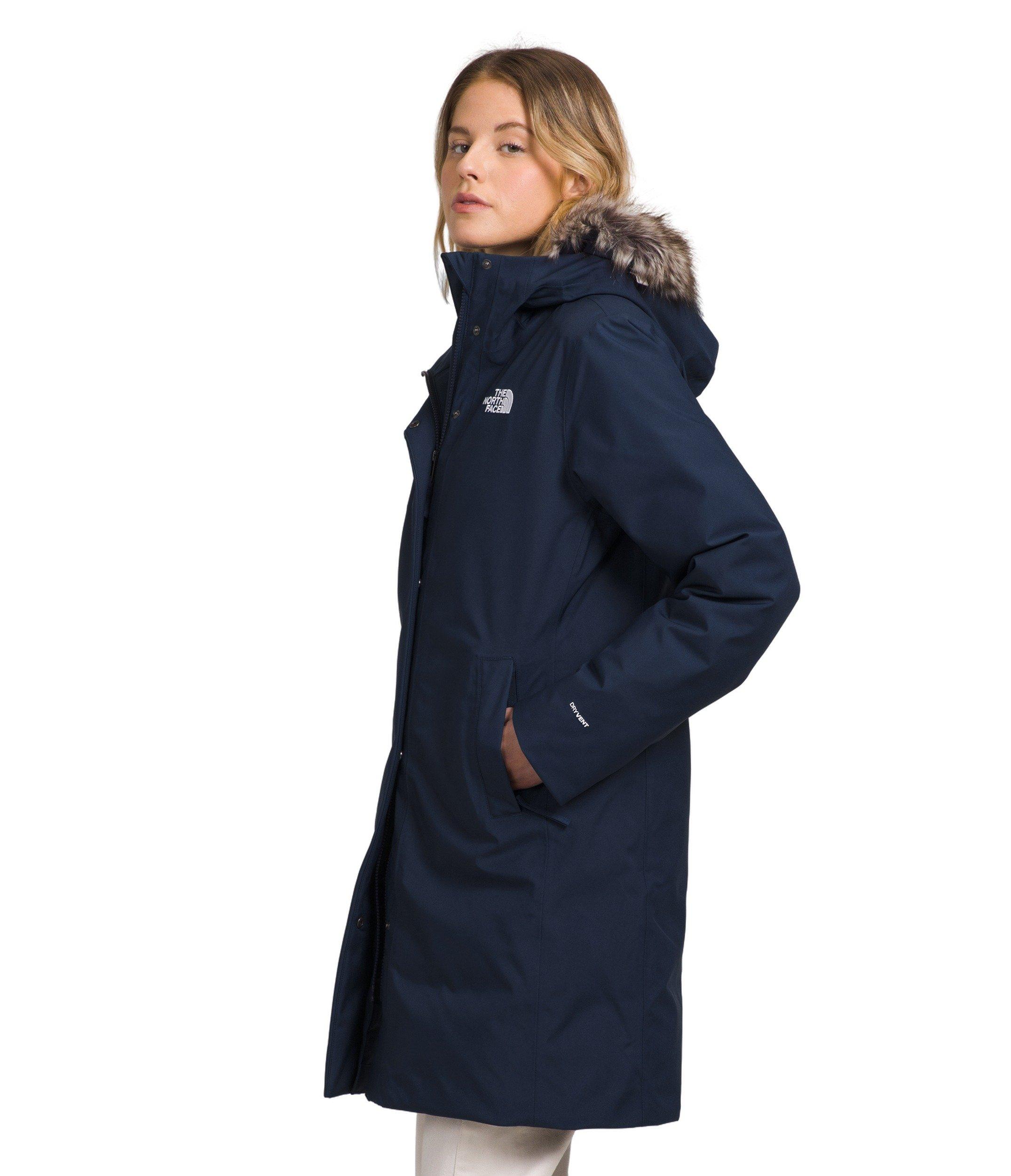 The North Face Women's Arctic Parka - Navy - NAVY Thumbnail View 2