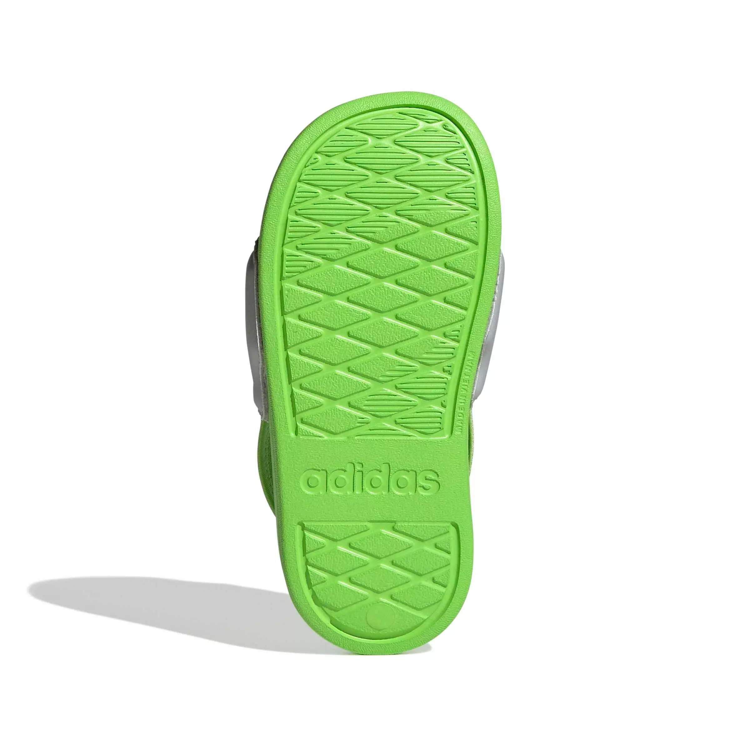 adidas Pixar Toy Story Adilette Estrap "Semi Green/Purple Burst/Grey Two" Preschool Boys' Slide - GREEN/PURPLE/GREY